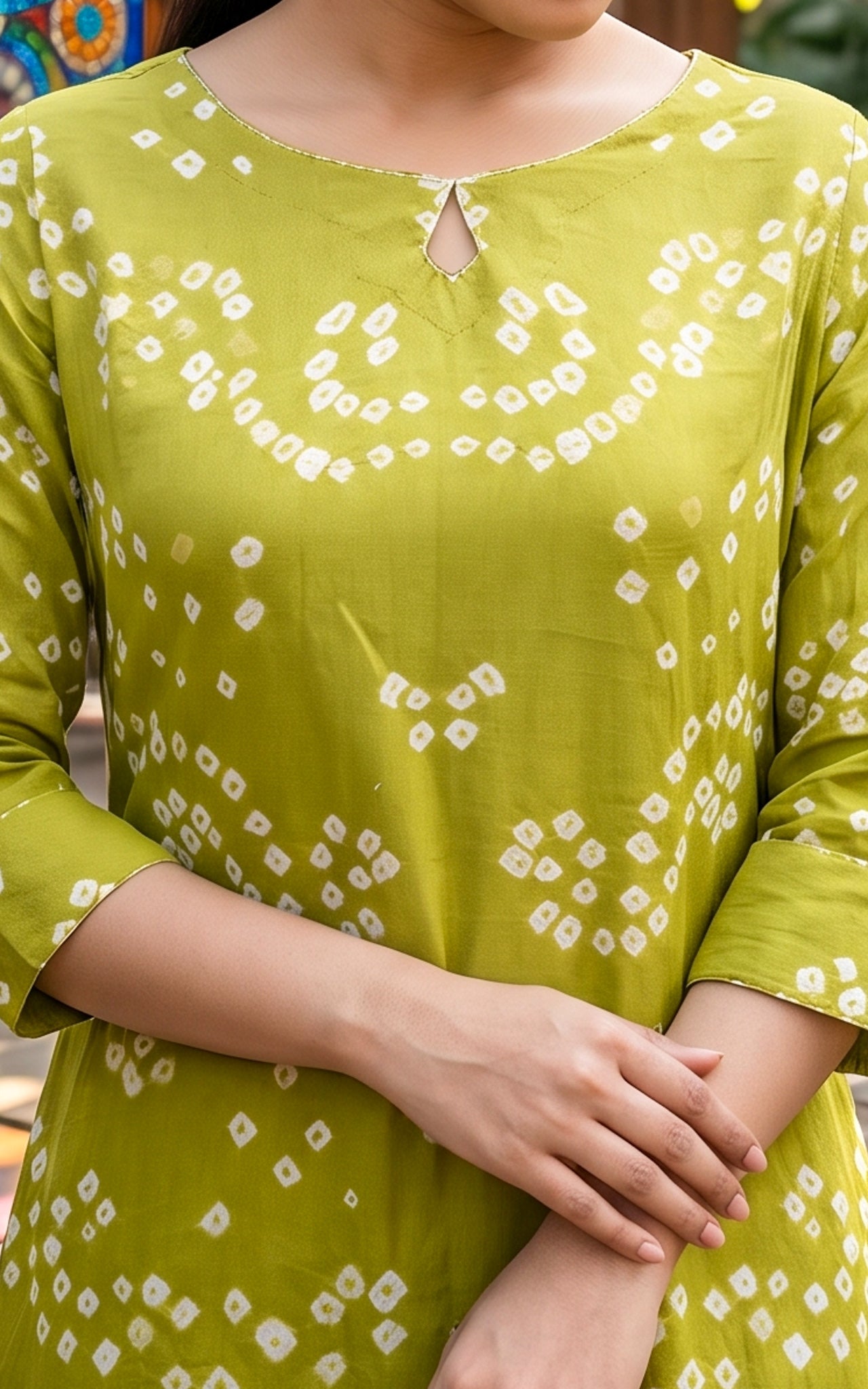 Pista Green Cotton Summer Collection Kurti Set for Women