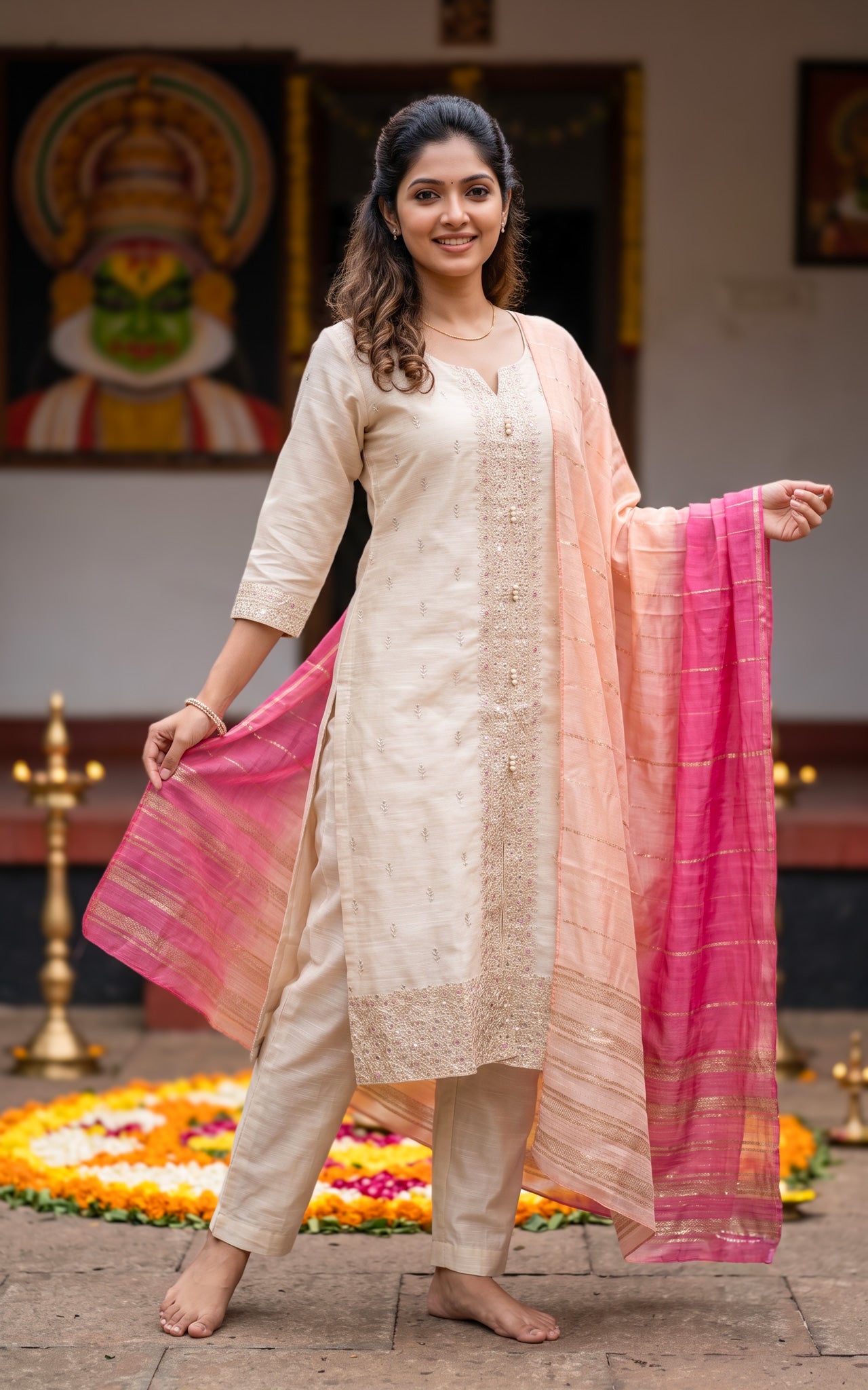 Jasmine (Kurti+Pant+Dupatta)