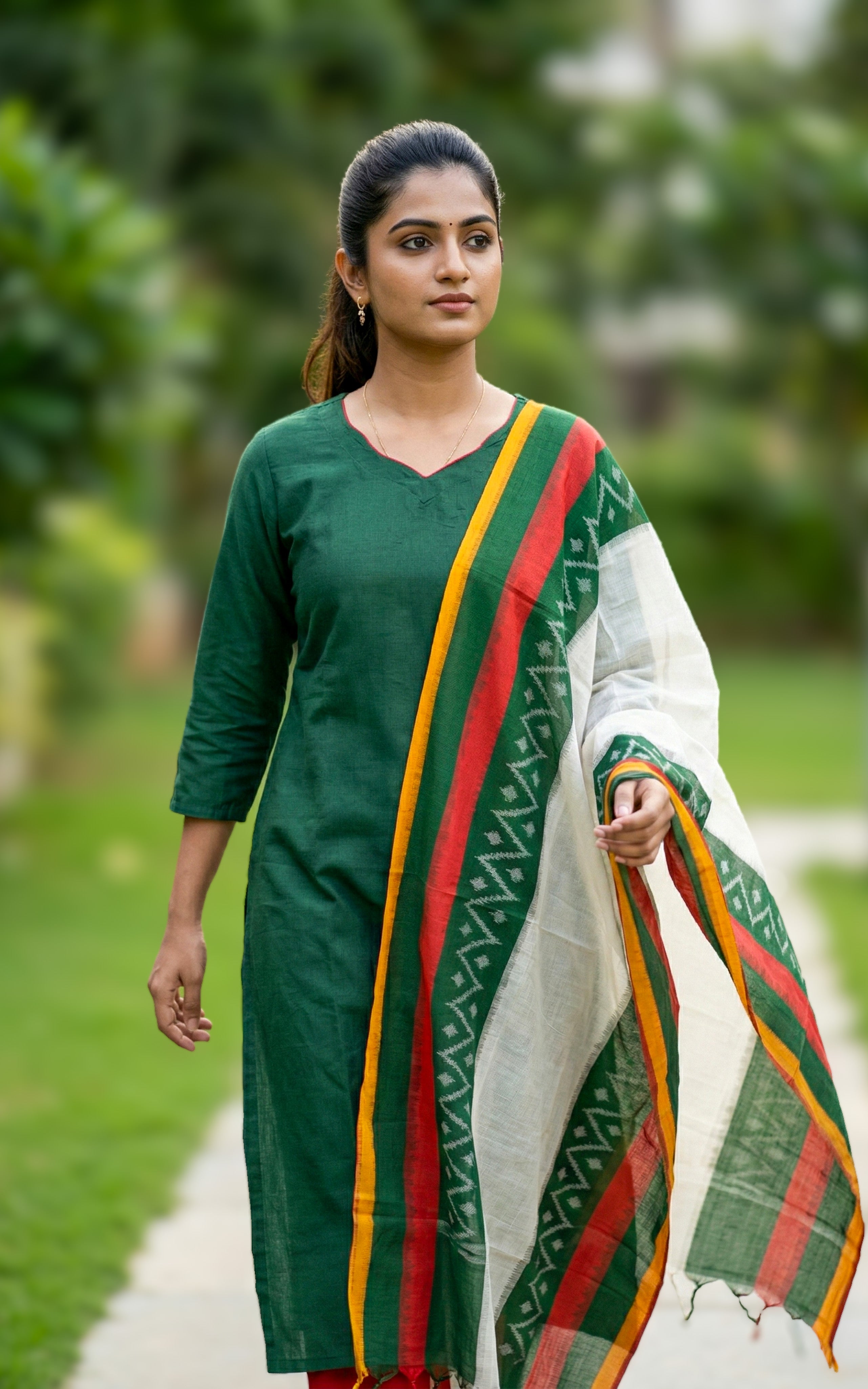 green silk cotton kurti daily wear
comfortable straight cut kurti
casual silk cotton kurti with dupatta
soft kurti set for everyday wear