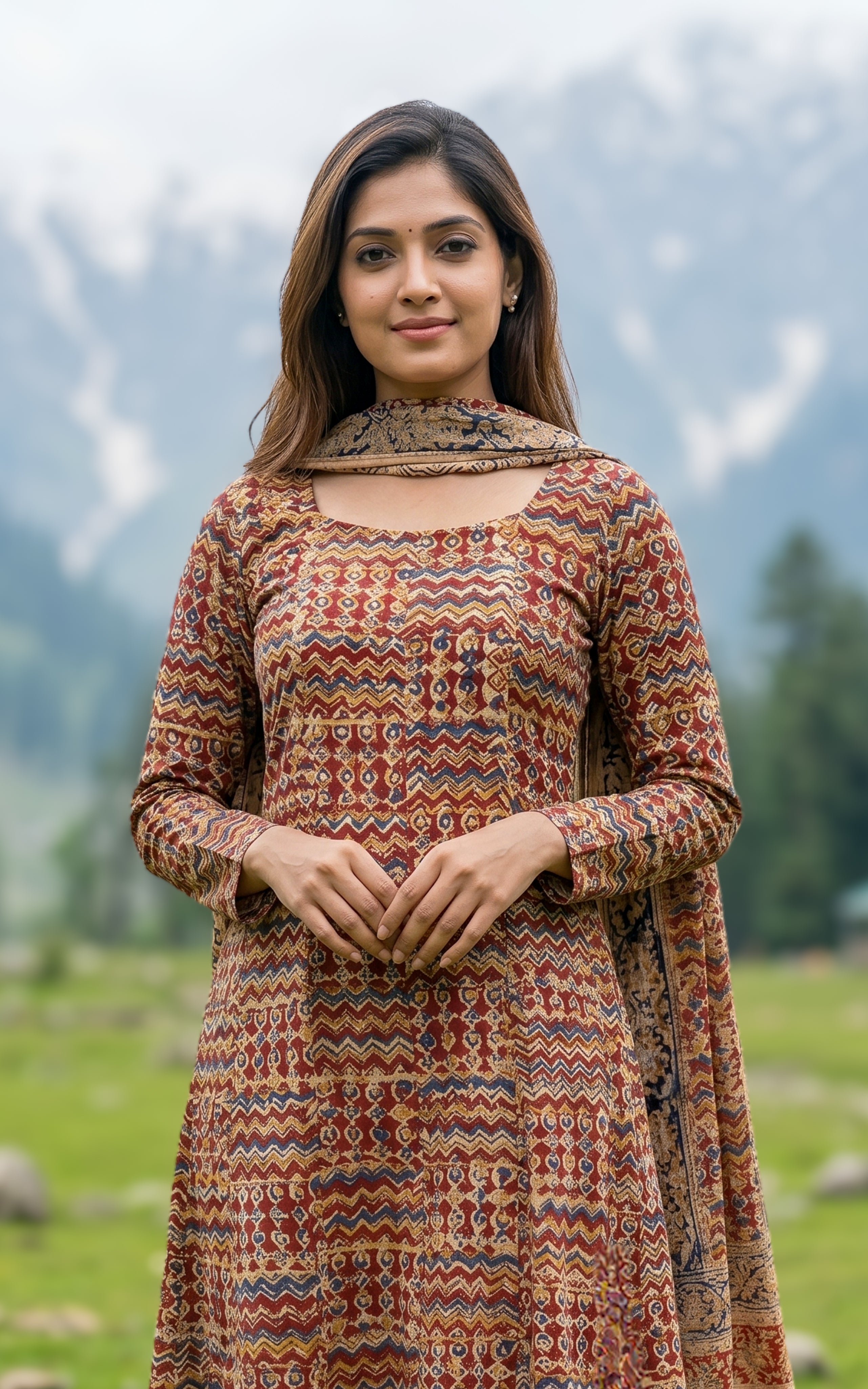 Jesintha A (Kurti+Dupatta)