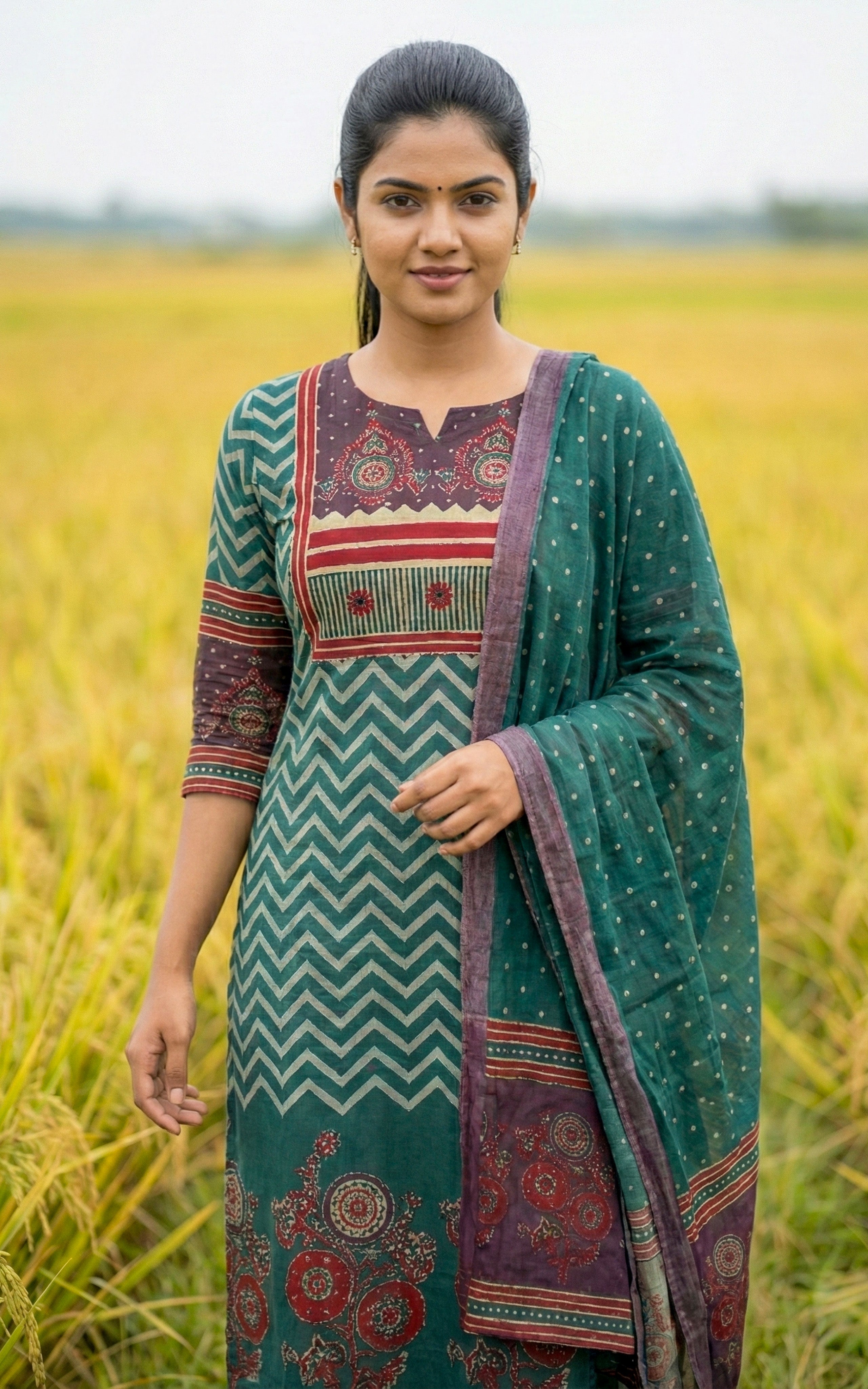 Sujithra (Kurti+Dupatta)