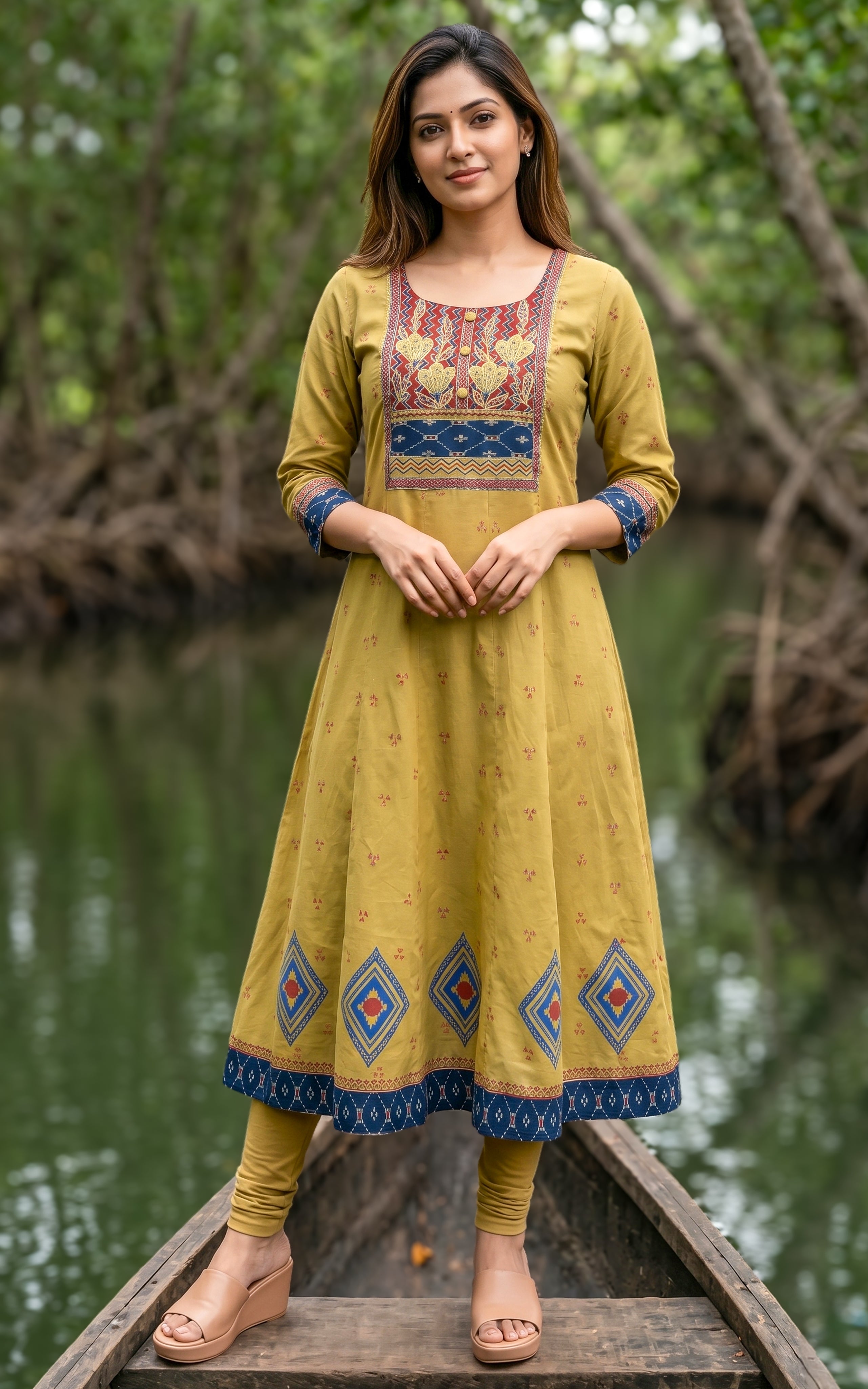 Cotton office wear kurti for women