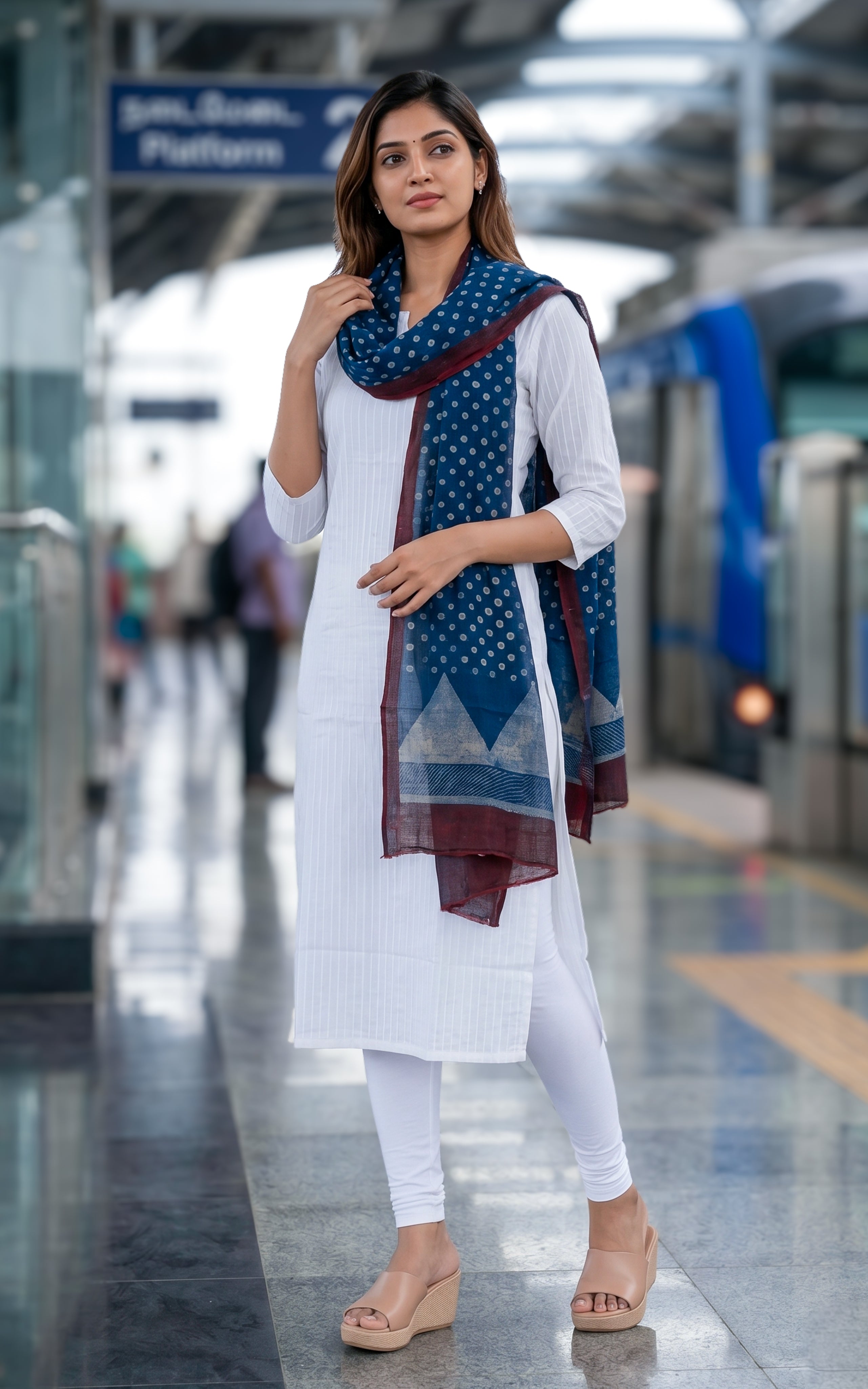 Venba B (Kurti+Dupatta)
