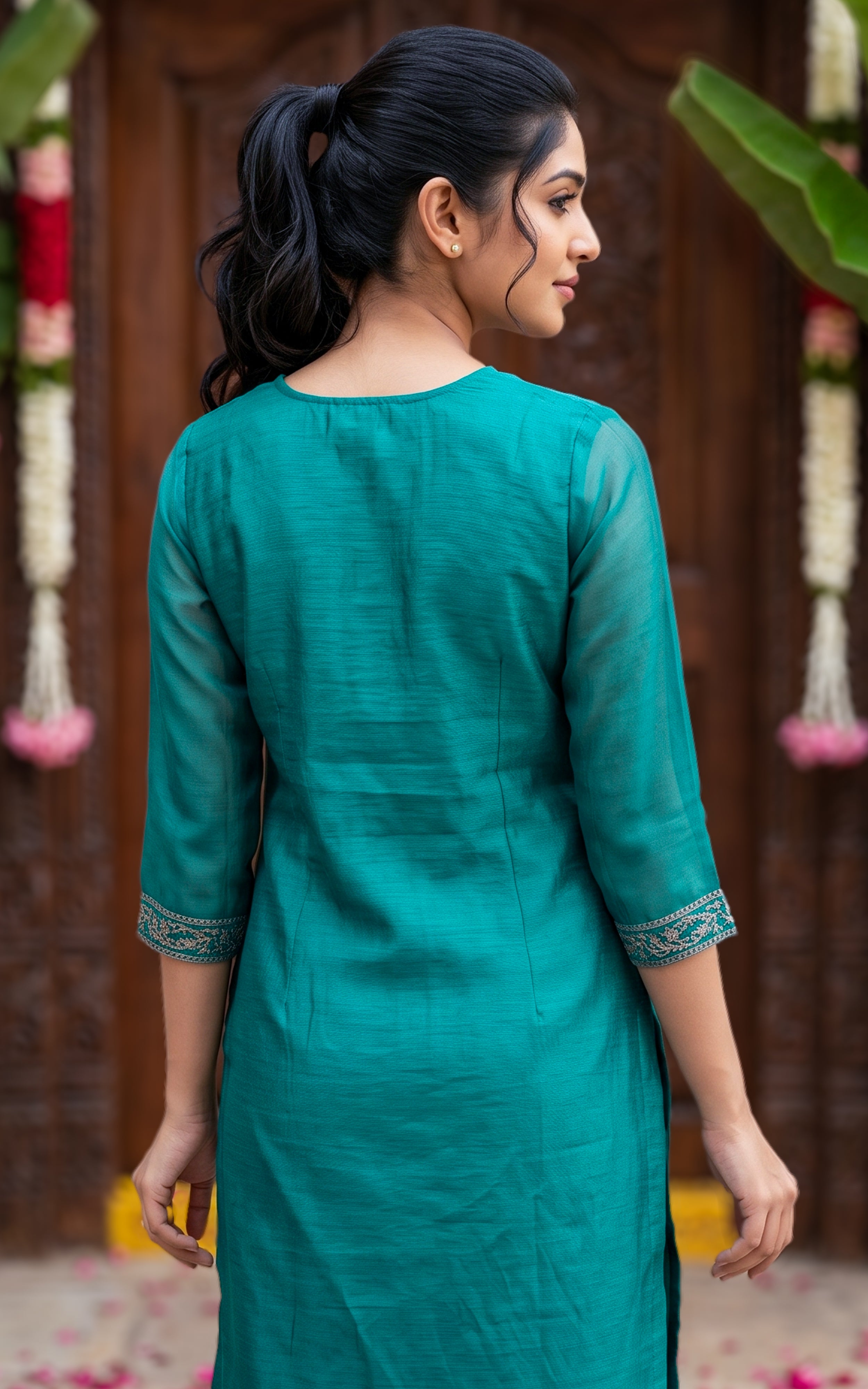 Bhagyashree Blue (Kurti+Pant+Dupatta)