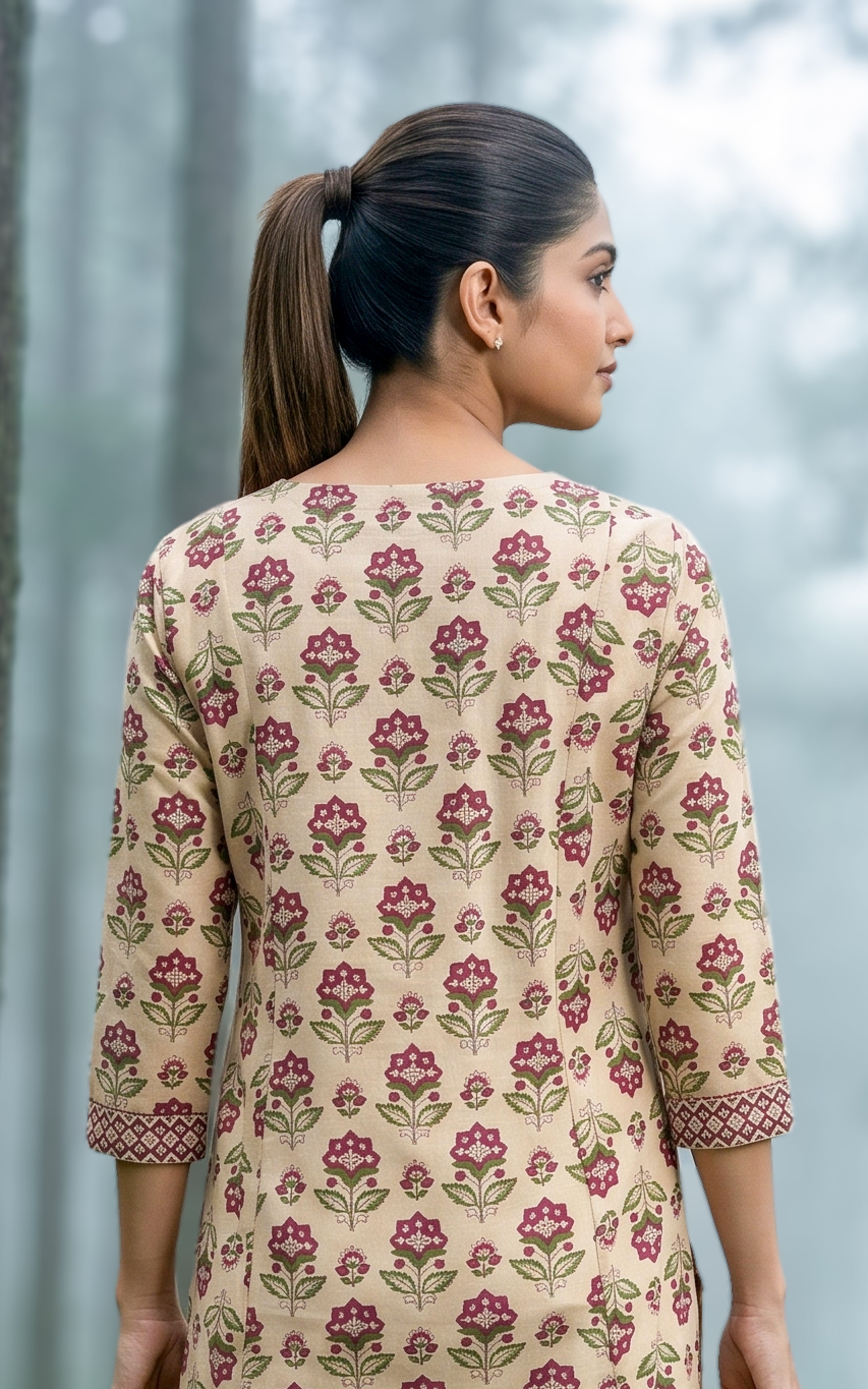 Mythiri Beige (Kurti+Pant+Dupatta)