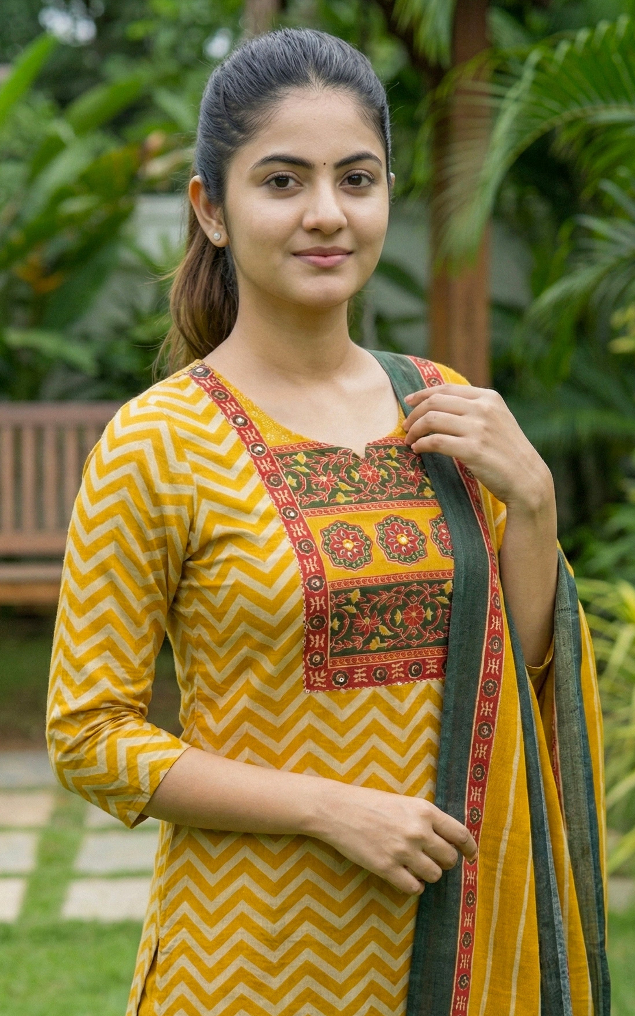 Gowthami (Kurti+Dupatta)