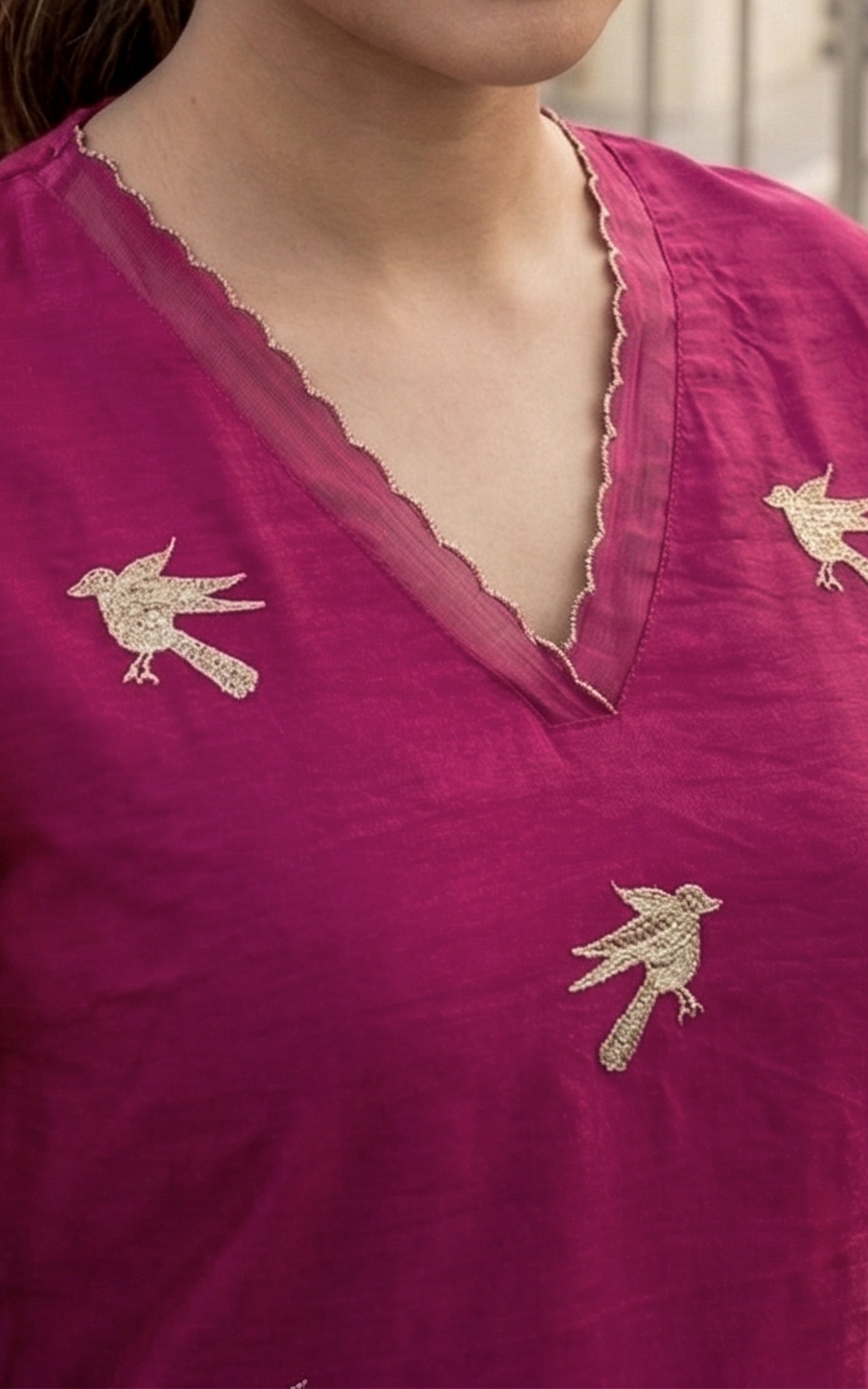 Siyara Pink (Kurti+Dupatta)