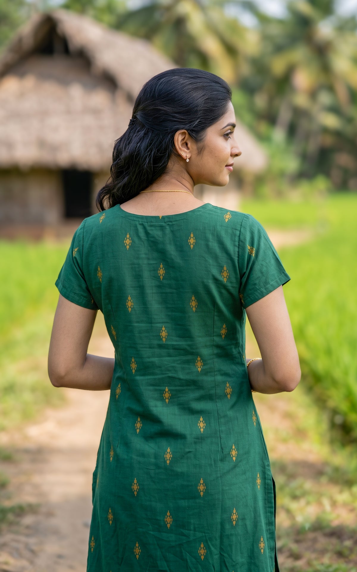 Raji Green (Kurti+Pant+Dupatta)