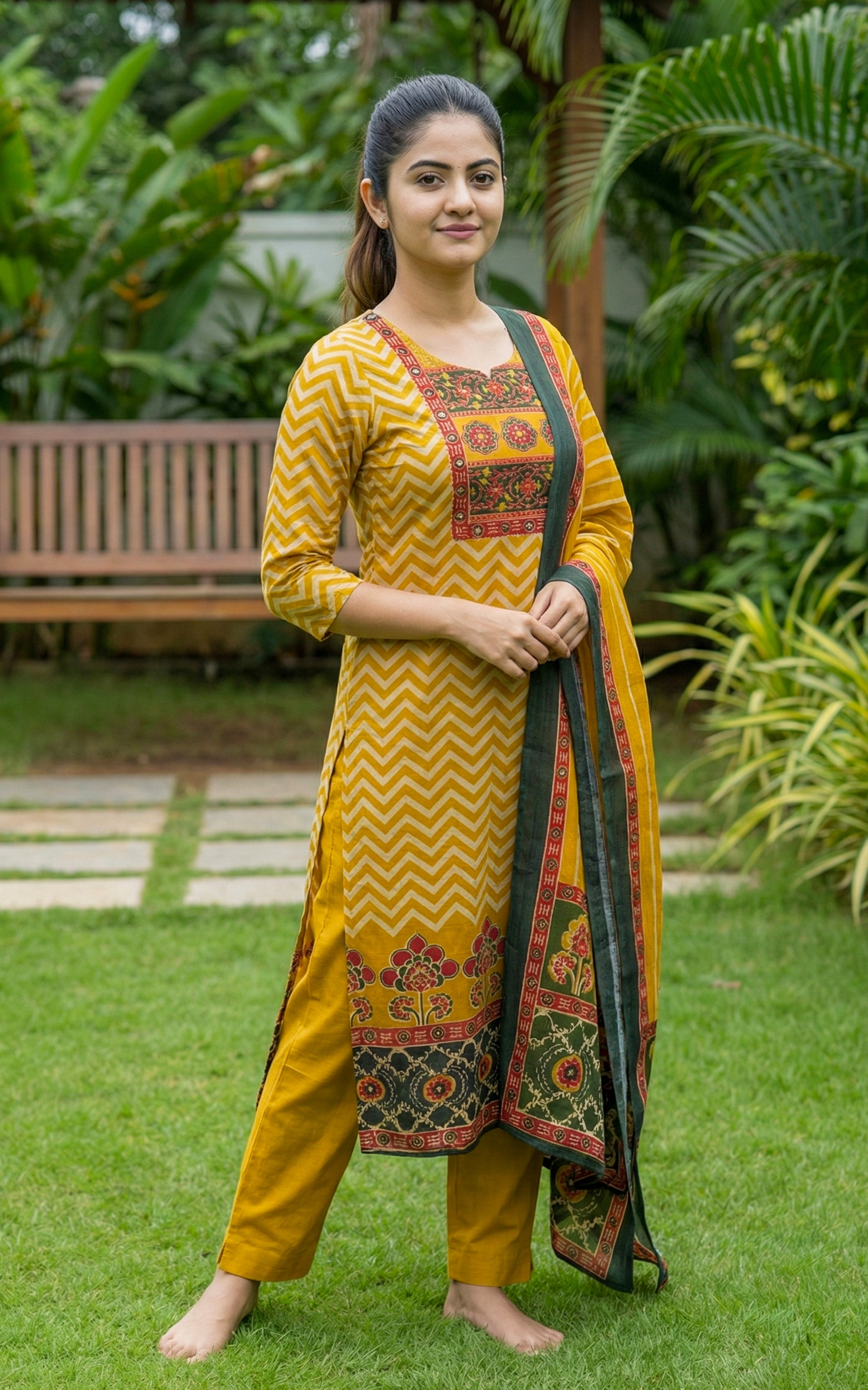 Gowthami (Kurti+Dupatta)
