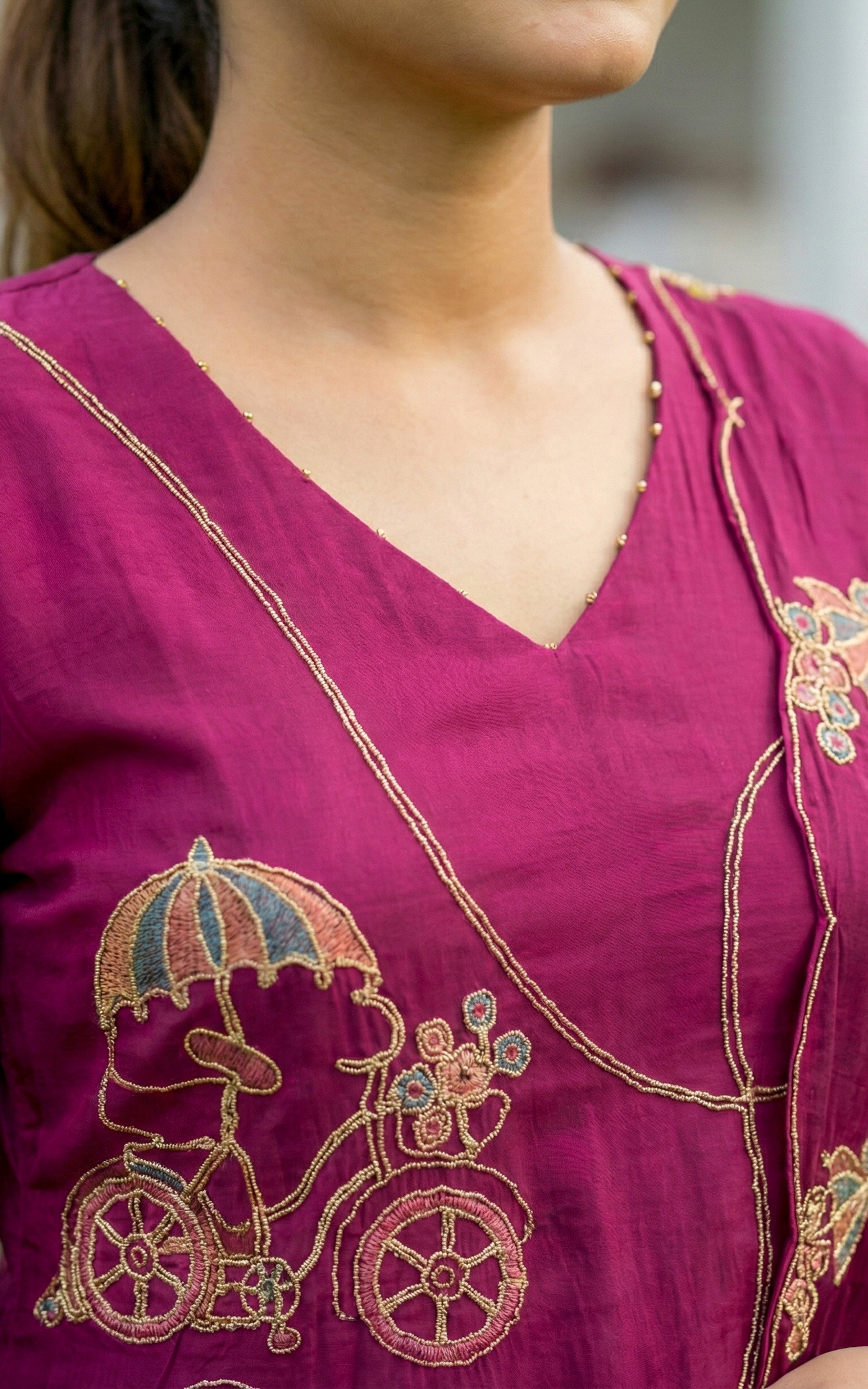 Simple ethnic wear for women