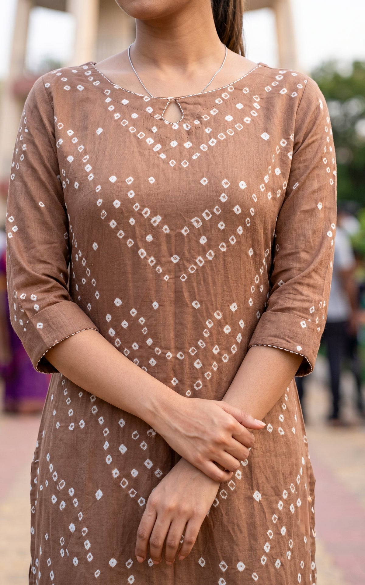 Rithushka Reddish Grey A (Kurti+Pant+Dupatta)