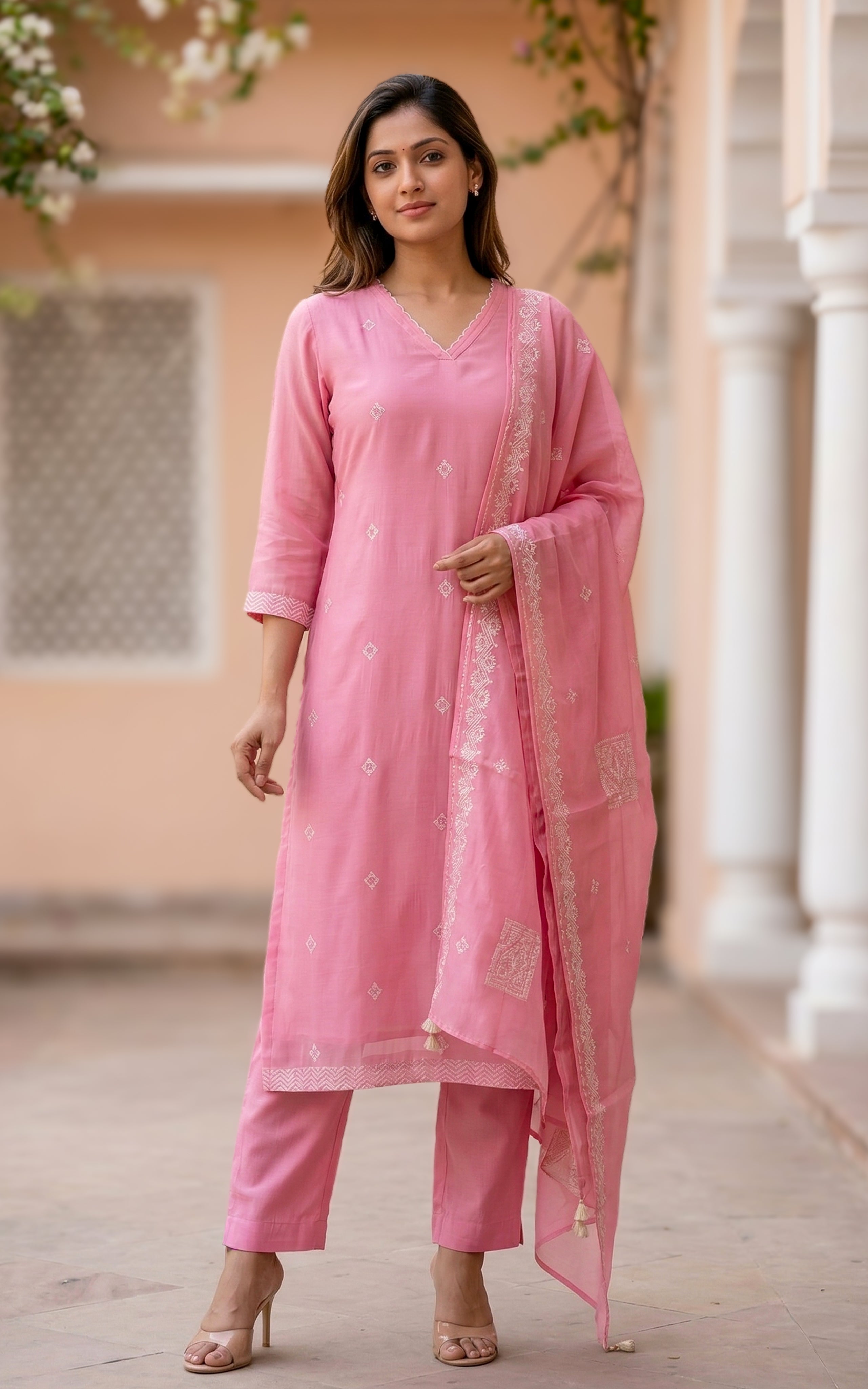 Aadhvika (Kurti+Pant+Dupatta)