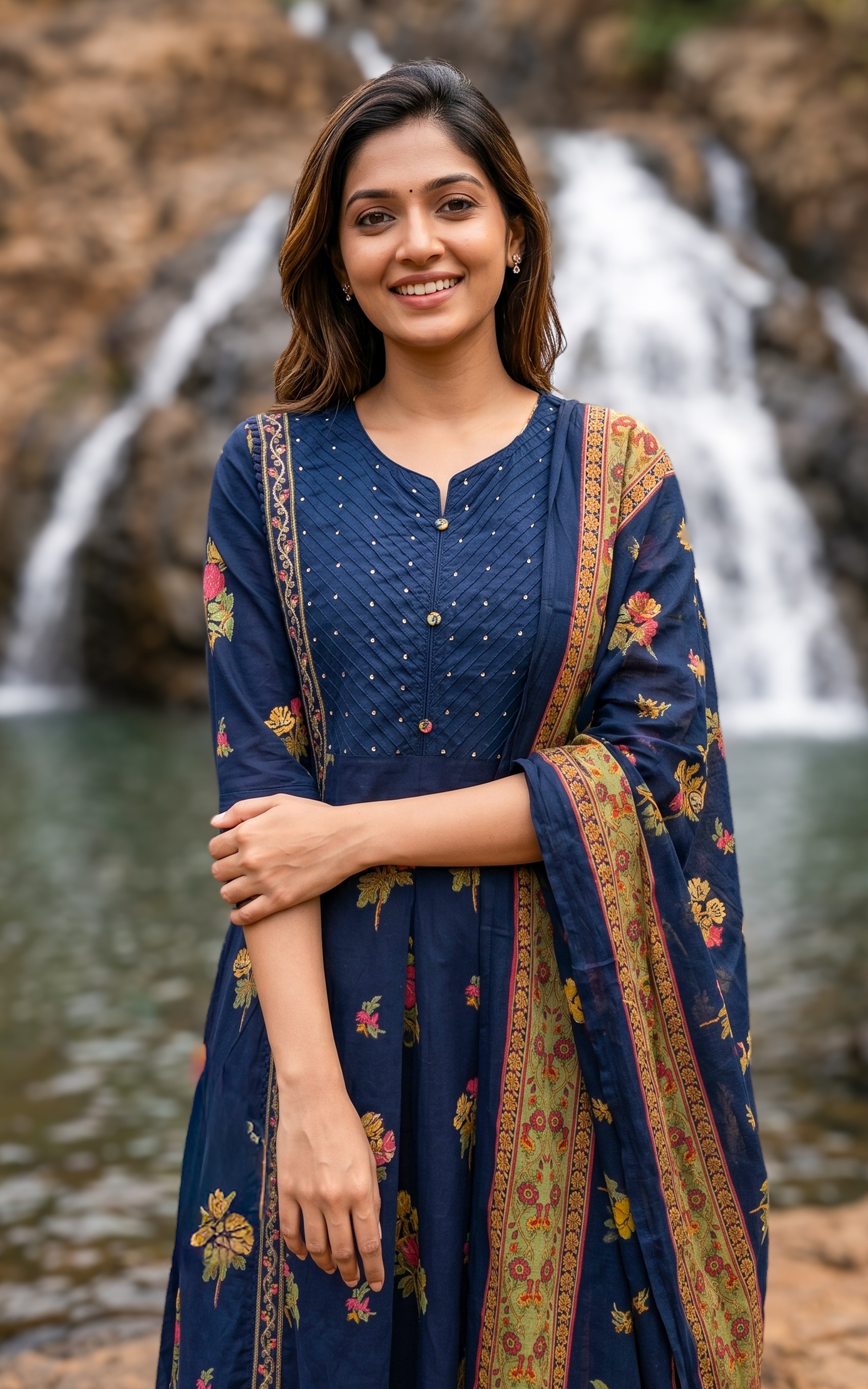 Sheeja (Kurti+Pant+Dupatta)