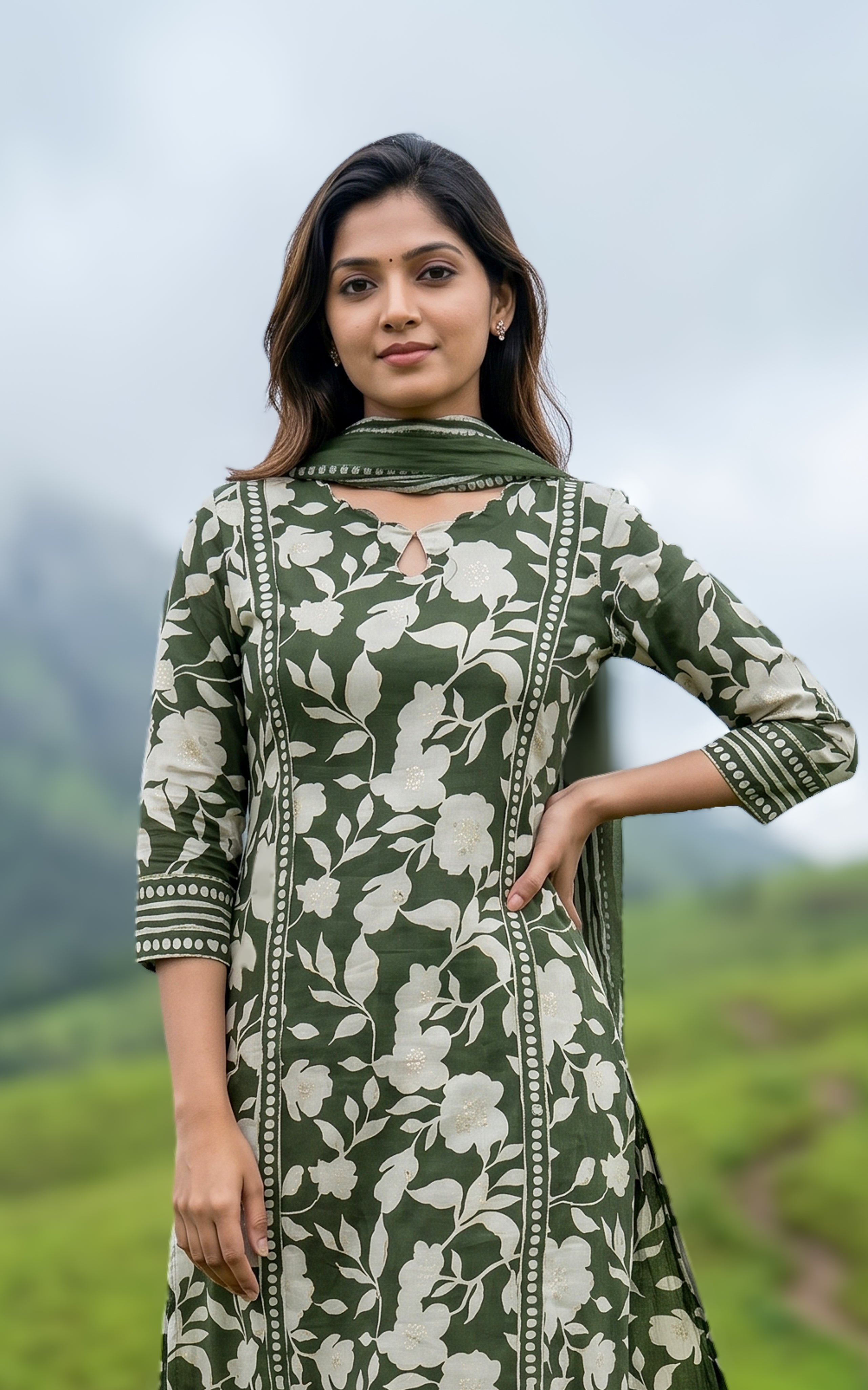 Poorni (Kurti+Pant+Dupatta)