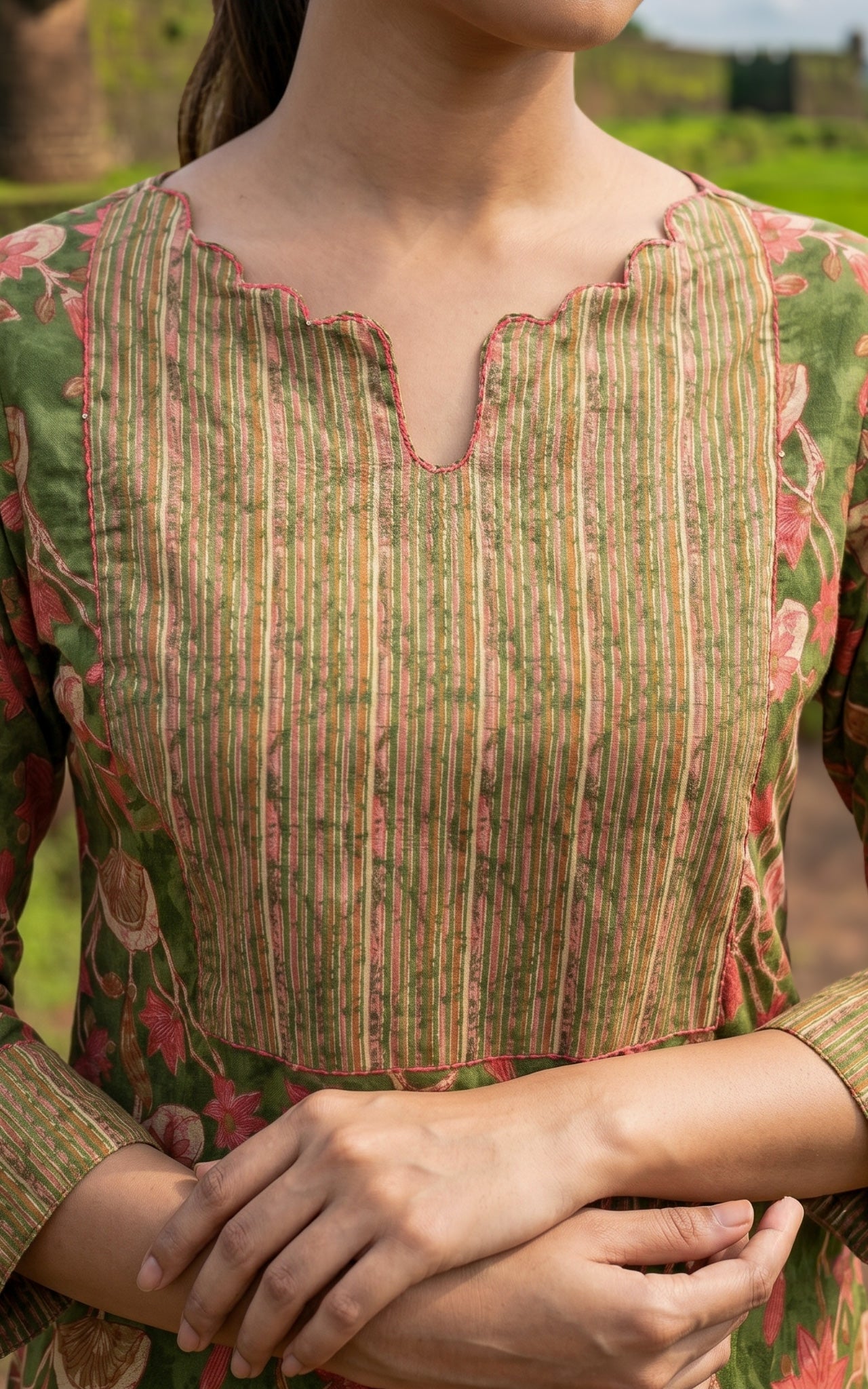 Mirudhula B (Kurti+Pant+Dupatta)