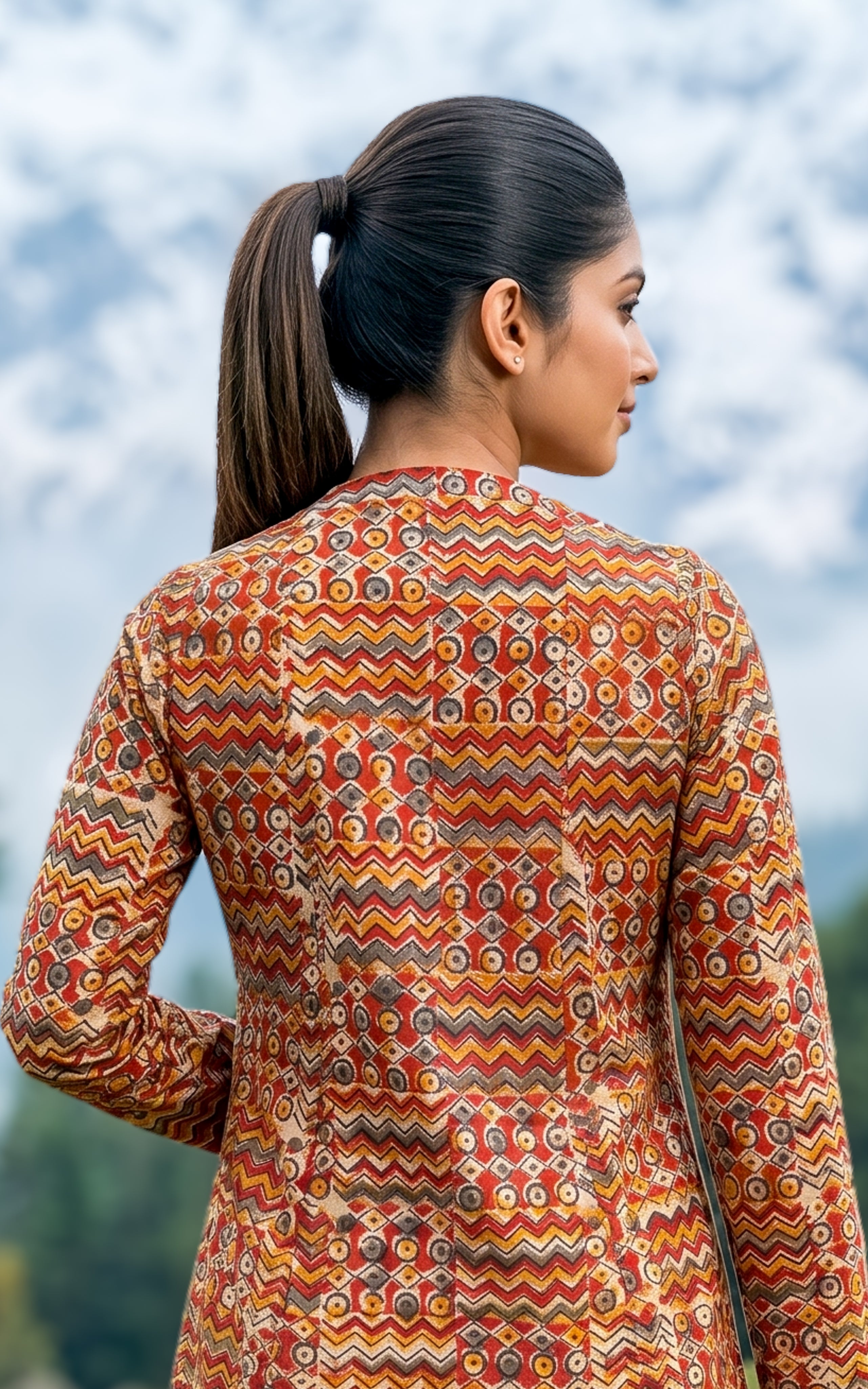 Breathable cotton summer kurti for women