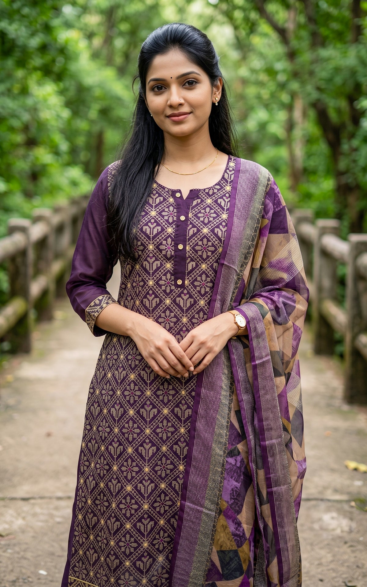 Rajakumari A (Kurti+Pant+Dupatta)