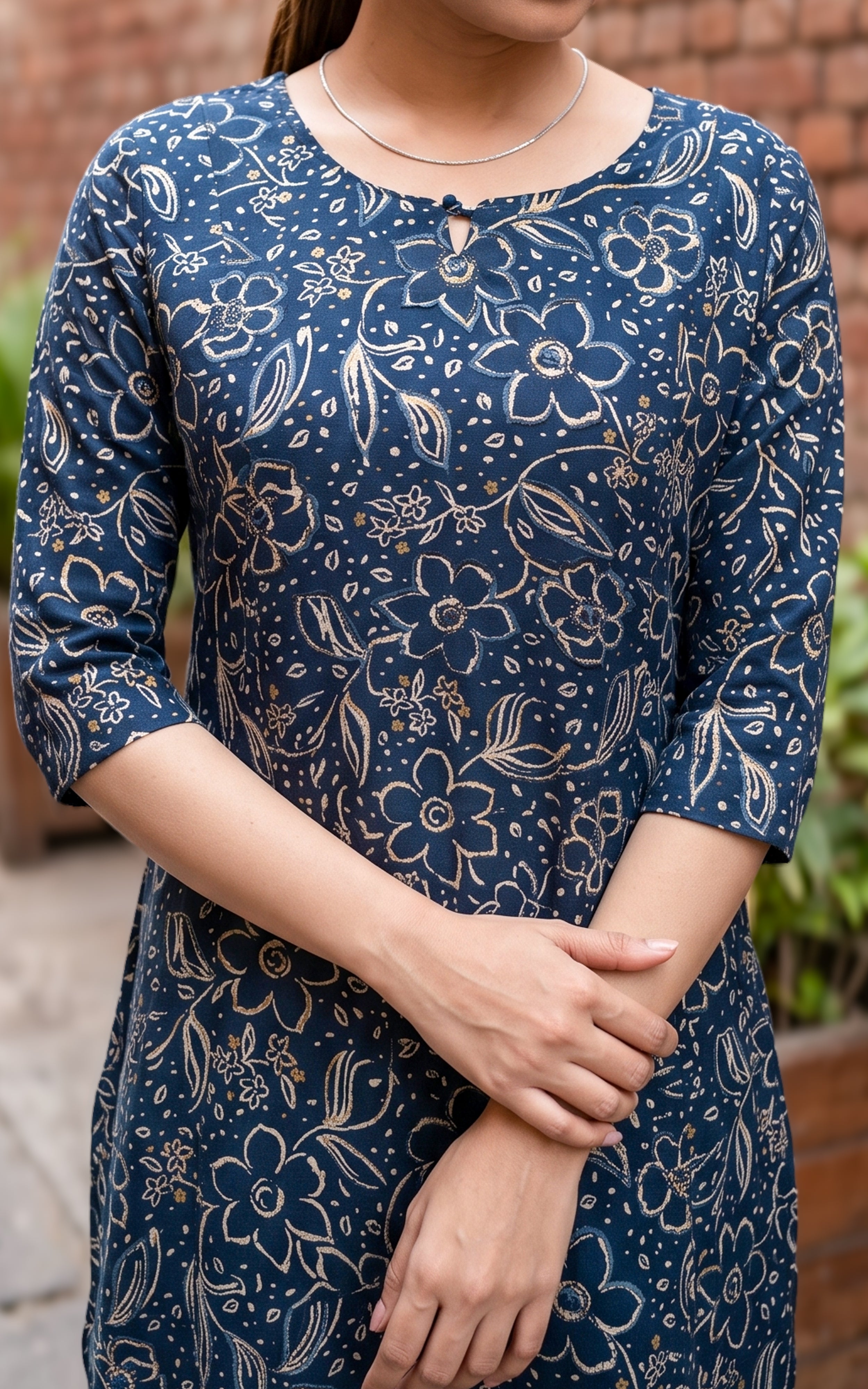 Indrakshi Navy Blue
