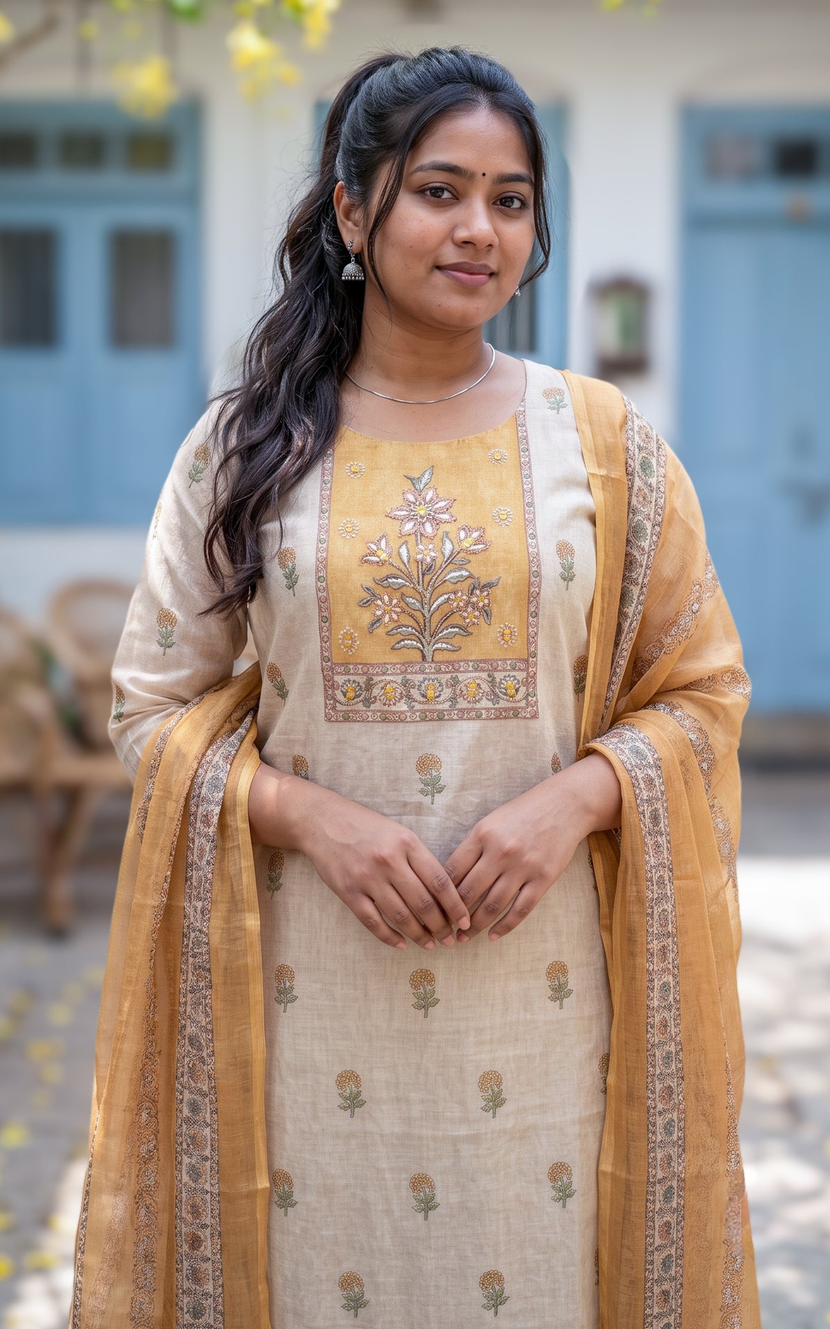 Jayarani (Kurti+Pant+Dupatta)