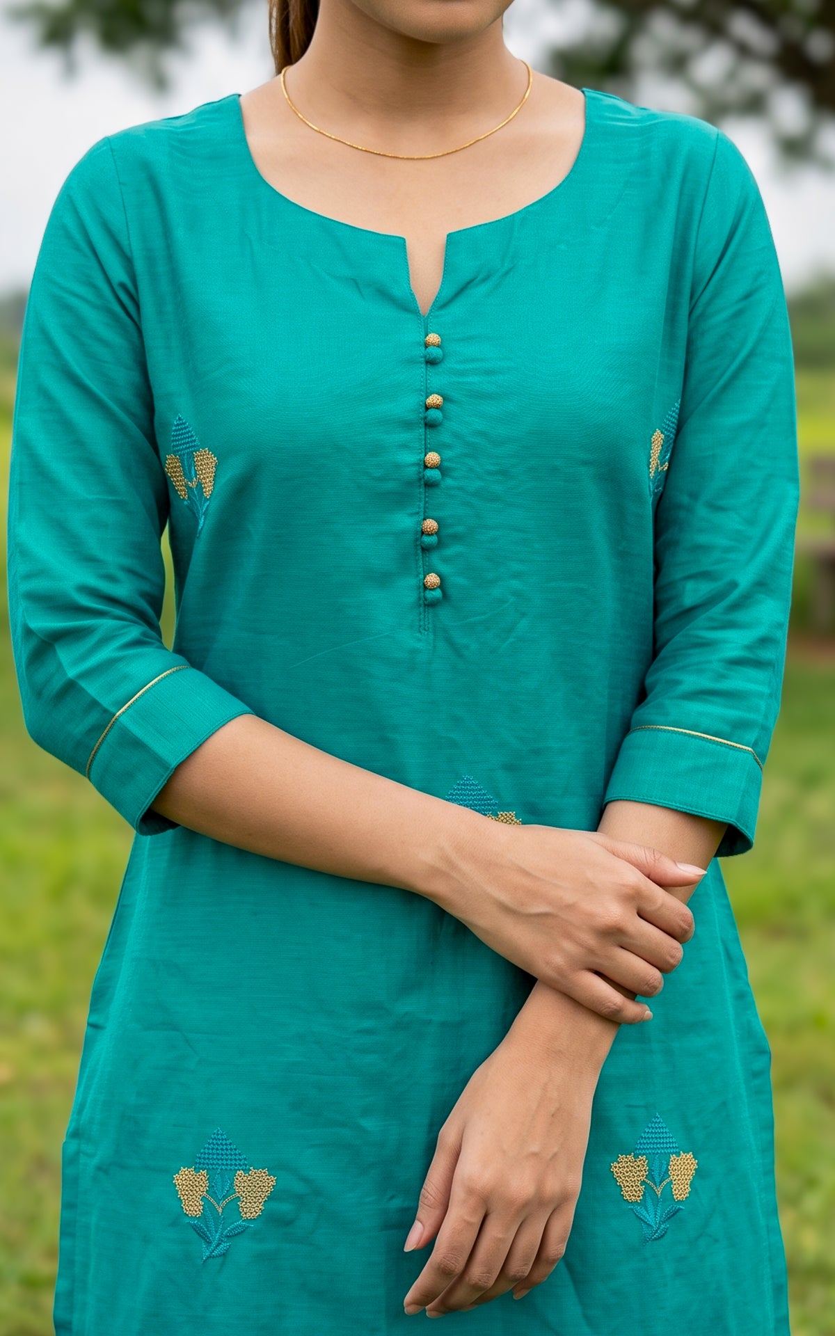 Yashodha Teal Blue