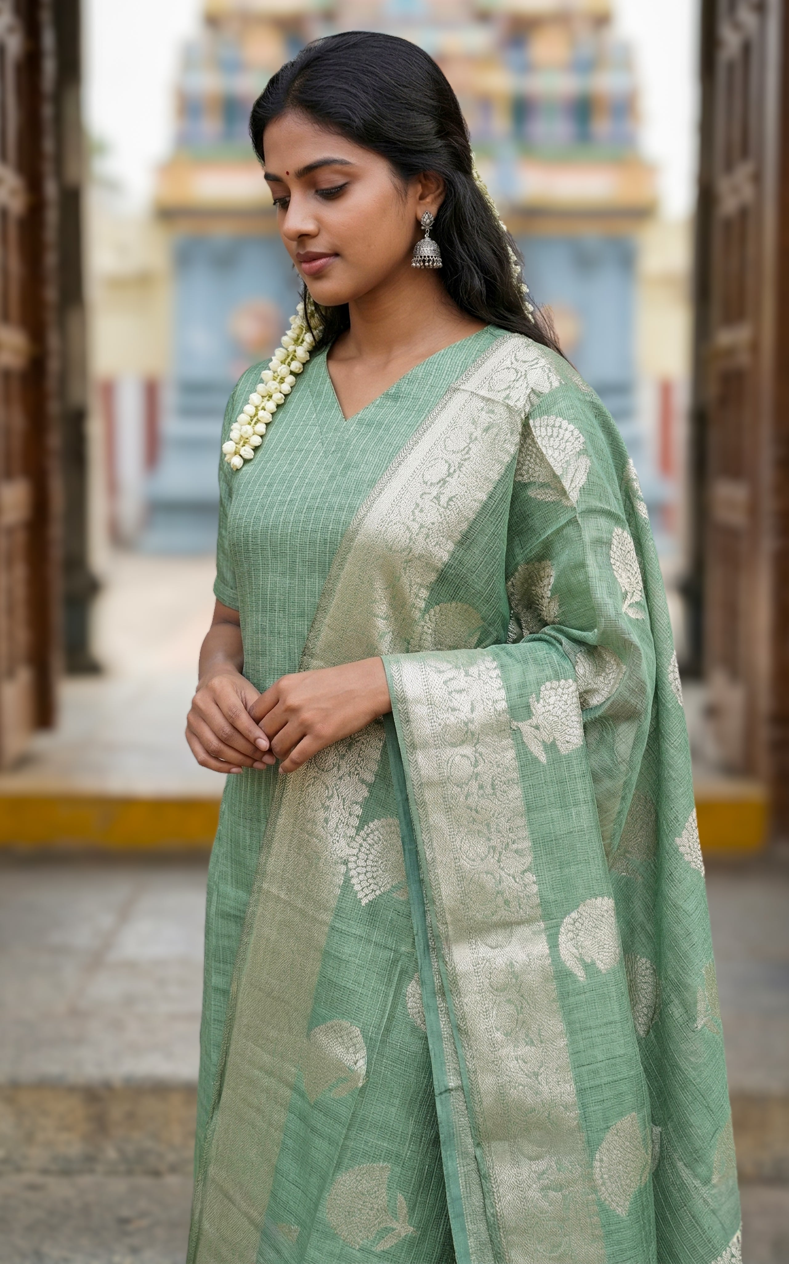 Leelavathi A (Kurti+Dupatta)