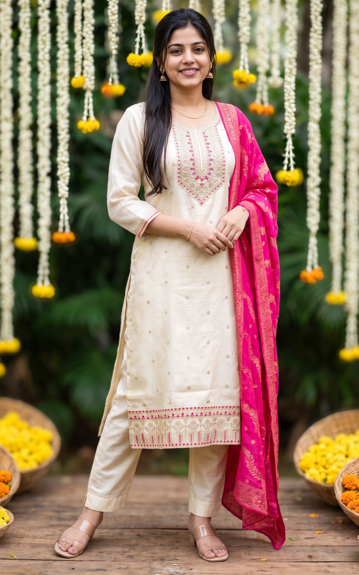 Kishitha (Kurti+Pant+Dupatta)