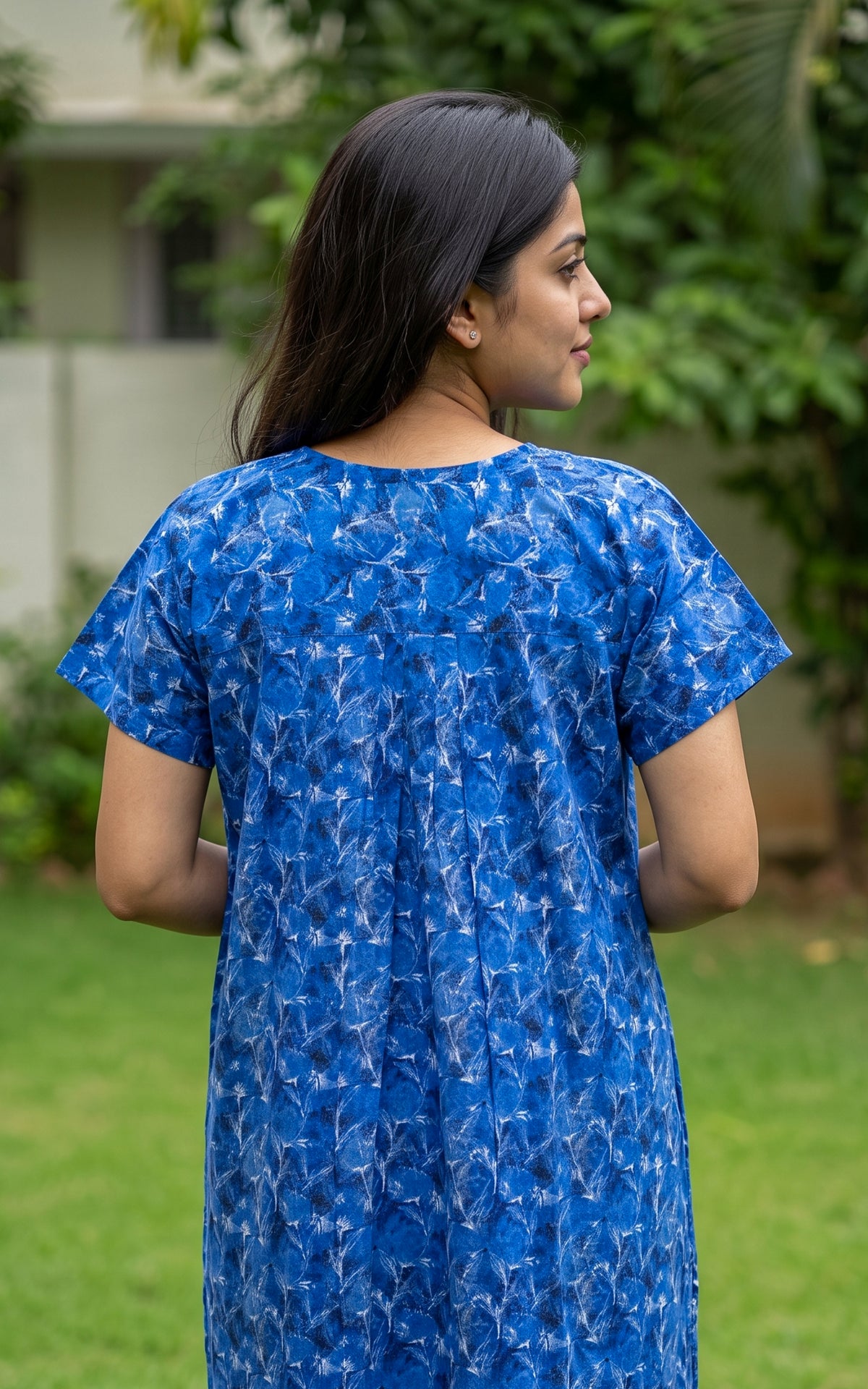 Cotton Straight Fit Nighty-165SS1A