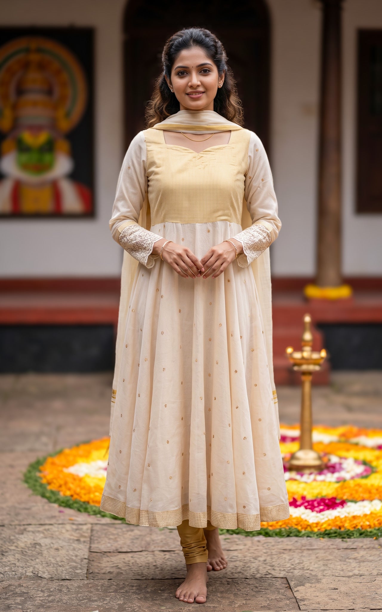 Thiruvonam (Kurti+Dupatta)