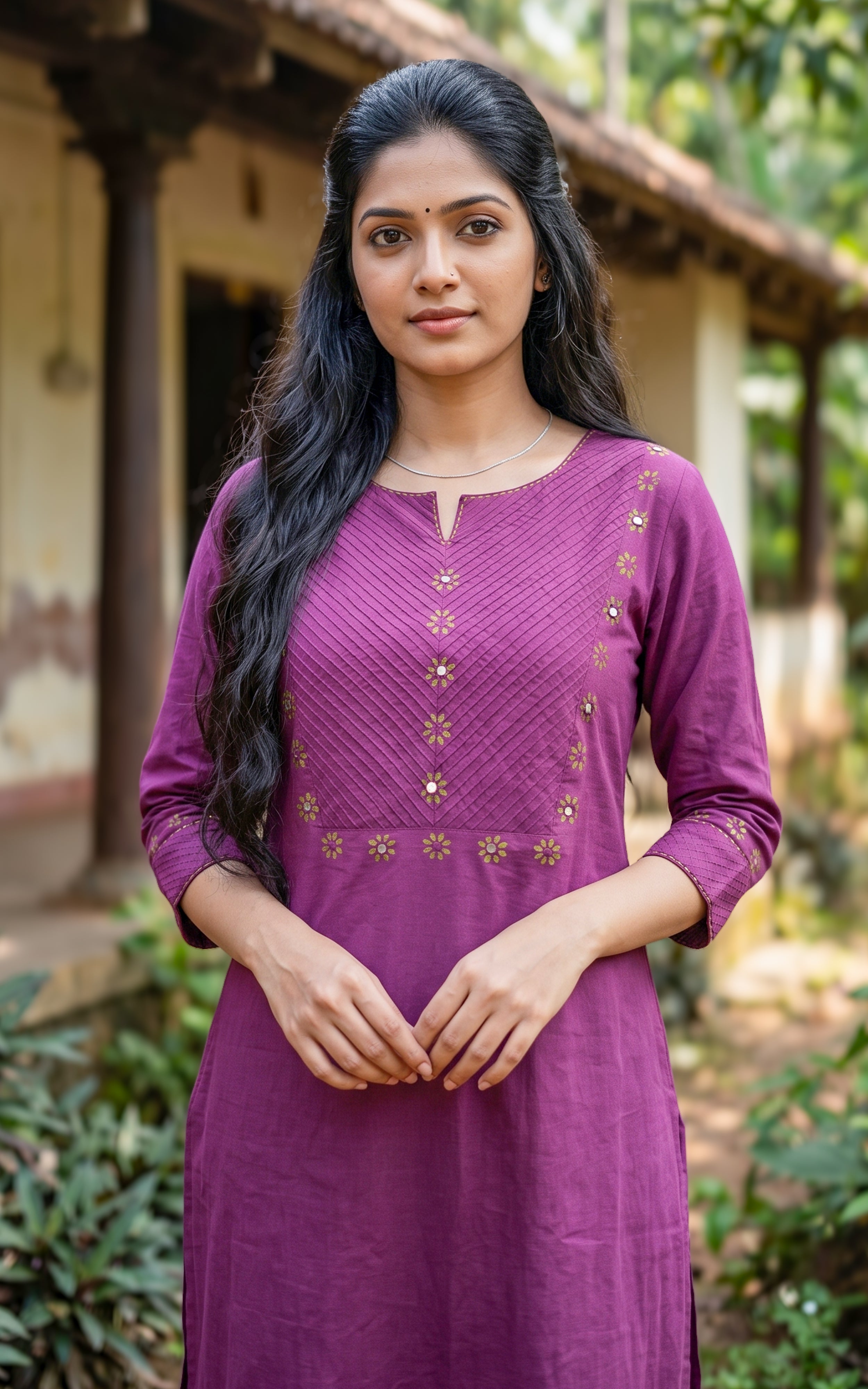 Masani Plum (Only Kurti)