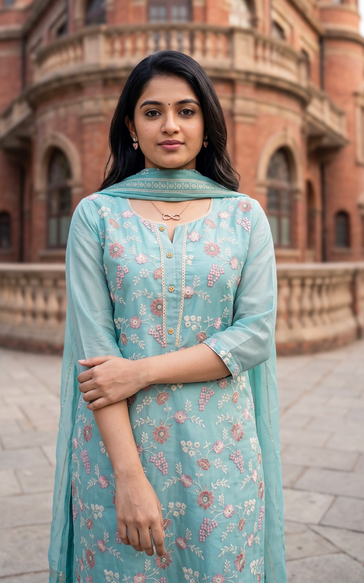 Rushika (Kurti+Pant+Dupatta)