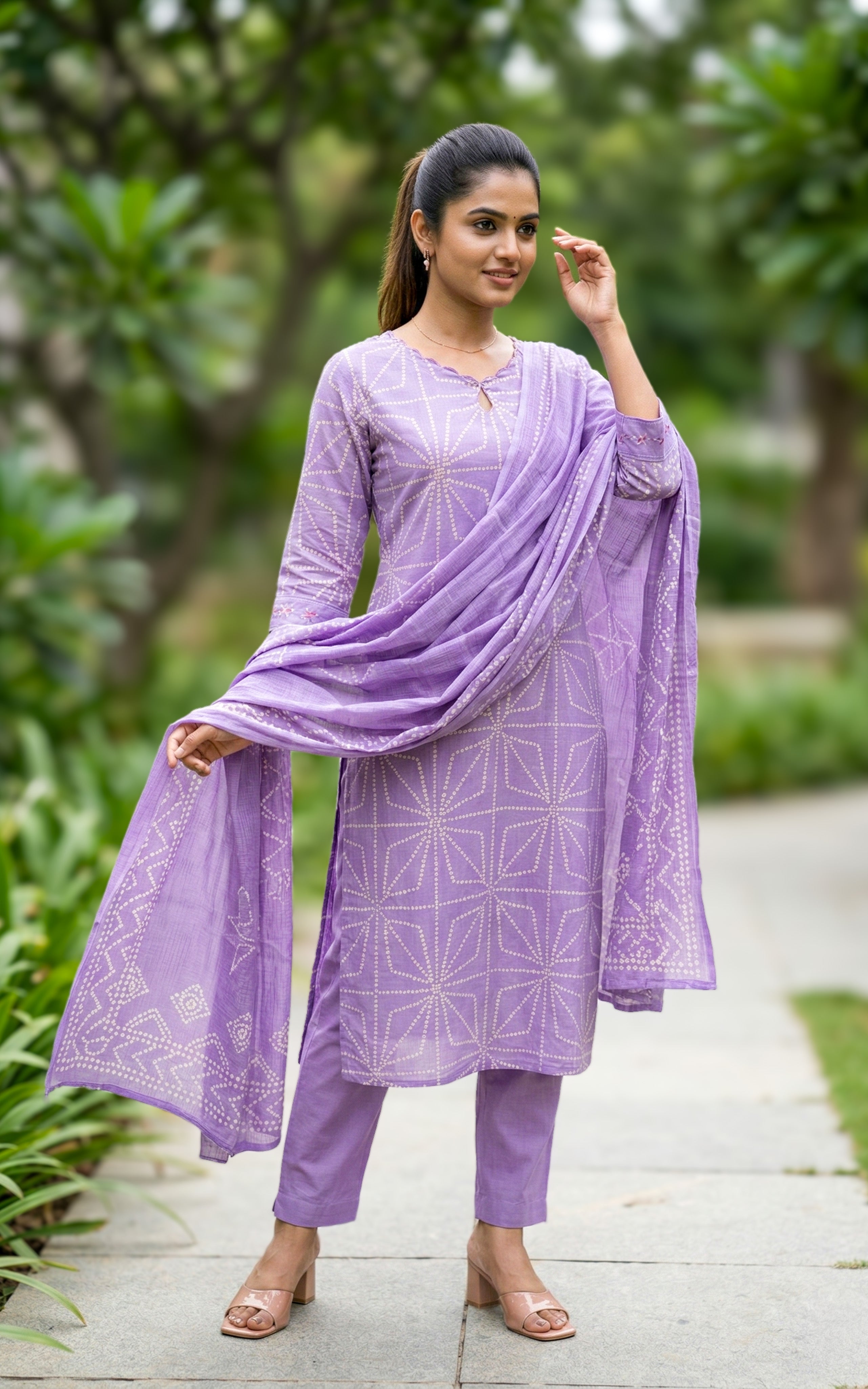 Sujali A (Kurti+Pant+Dupatta)