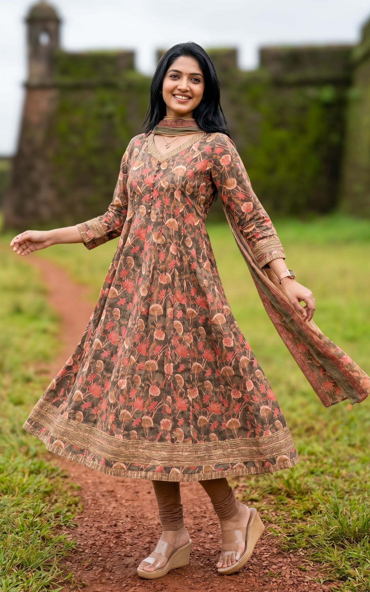 Riya A (Kurti+Dupatta)