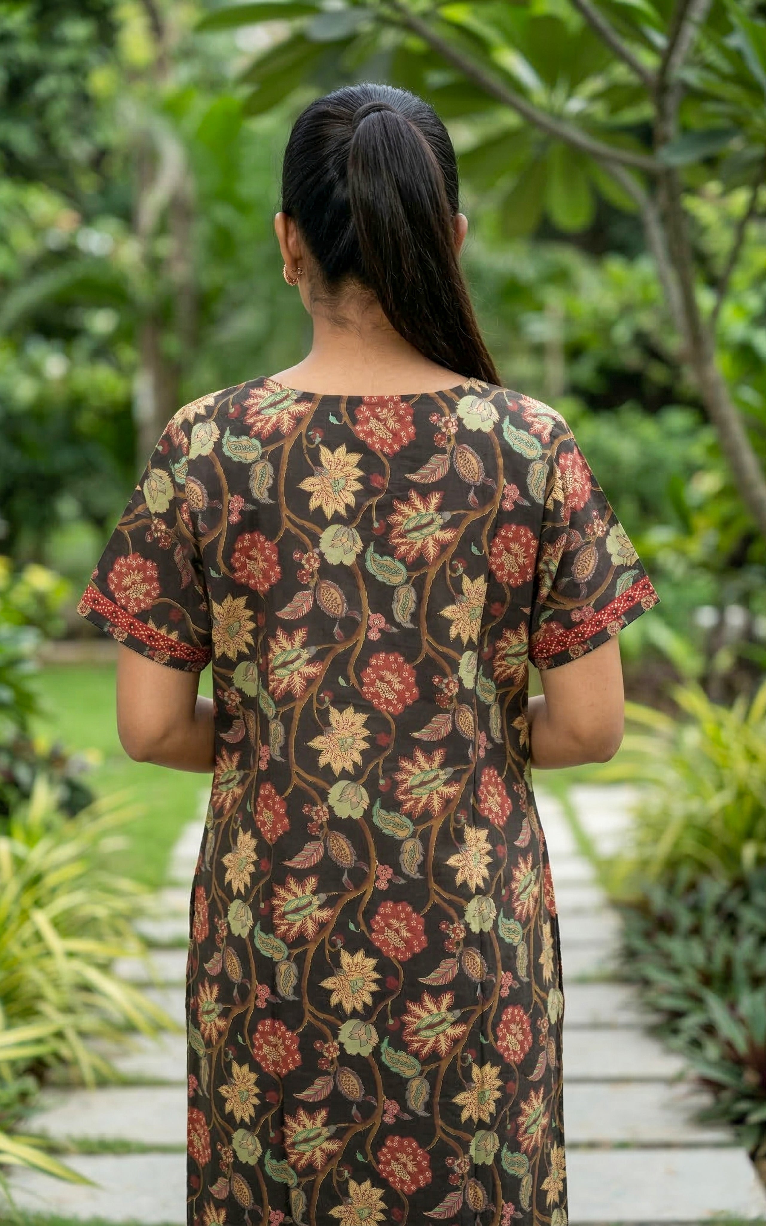 Cotton Straight Fit Nighty-159SR289