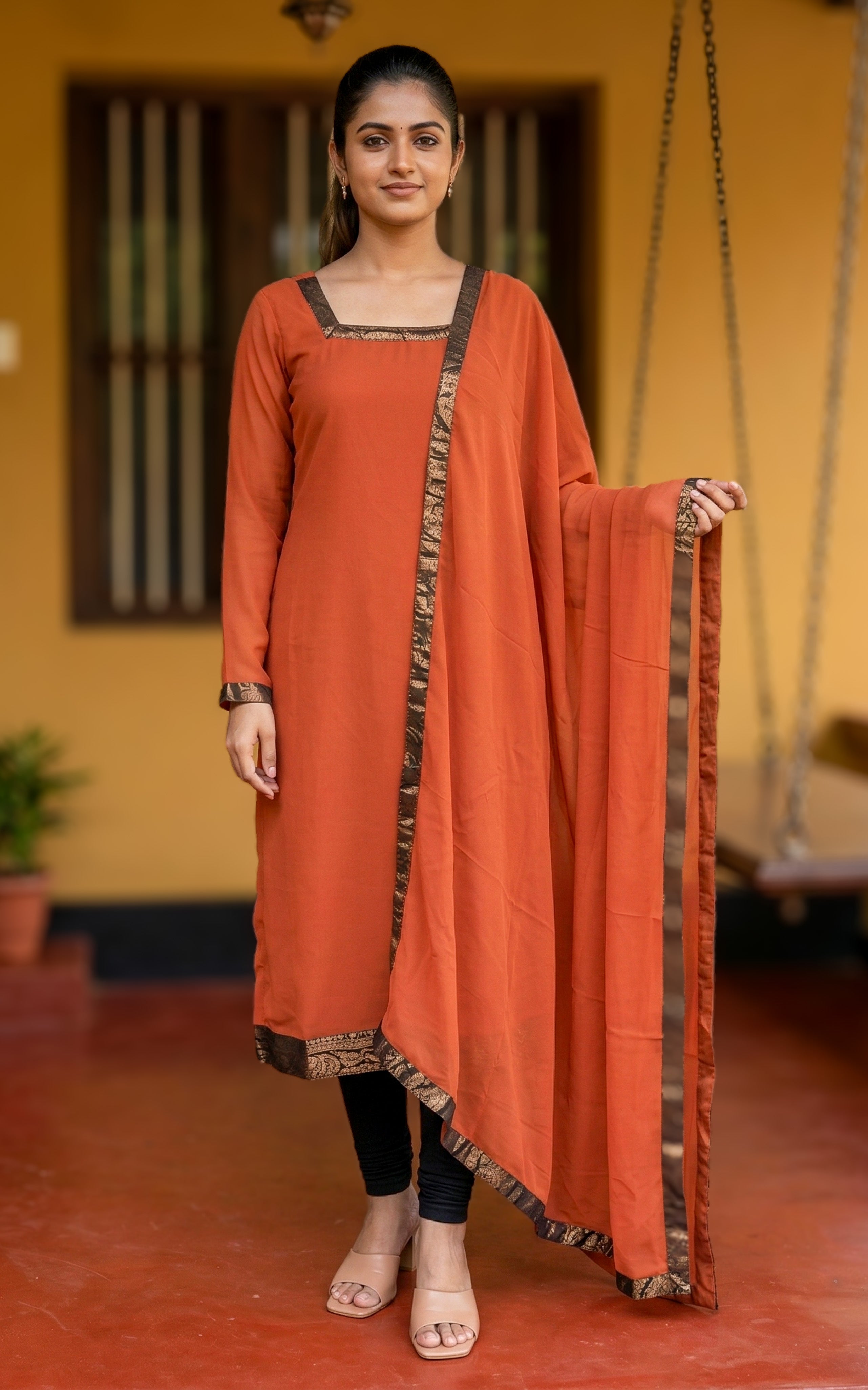 Parthen Rasithen Laila 2 (Kurti+Dupatta)
