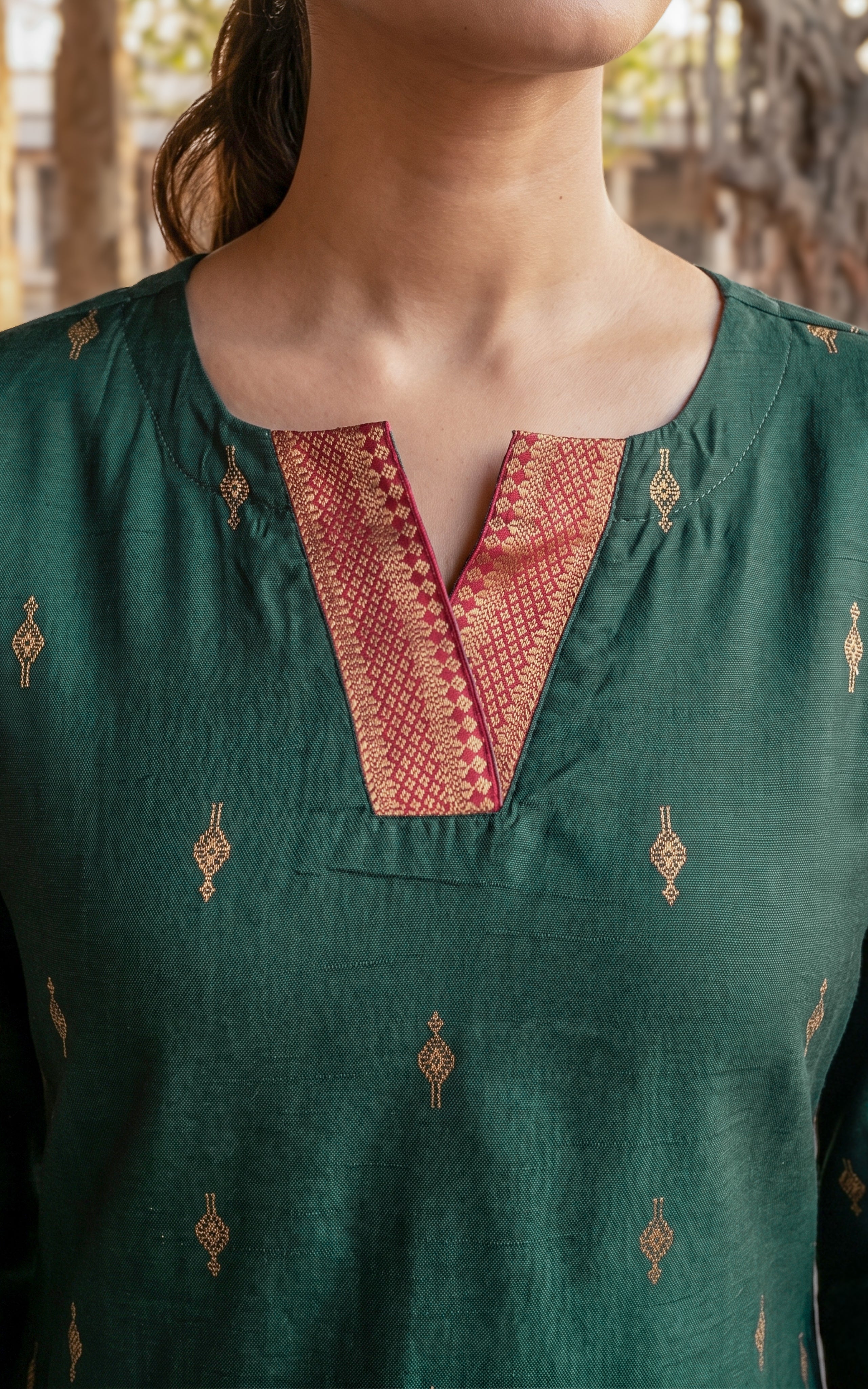 Myvizhi A (Kurti+Dupatta)