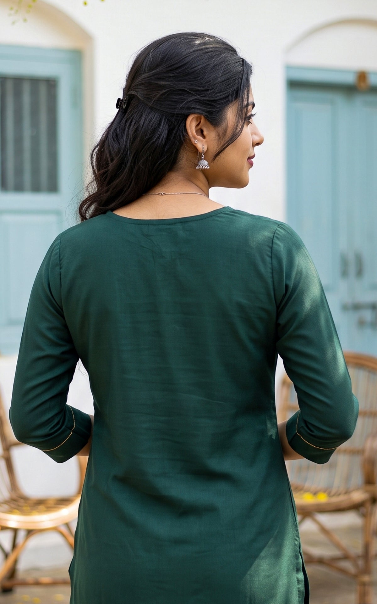 Harnika Green (Kurti+Dupatta)