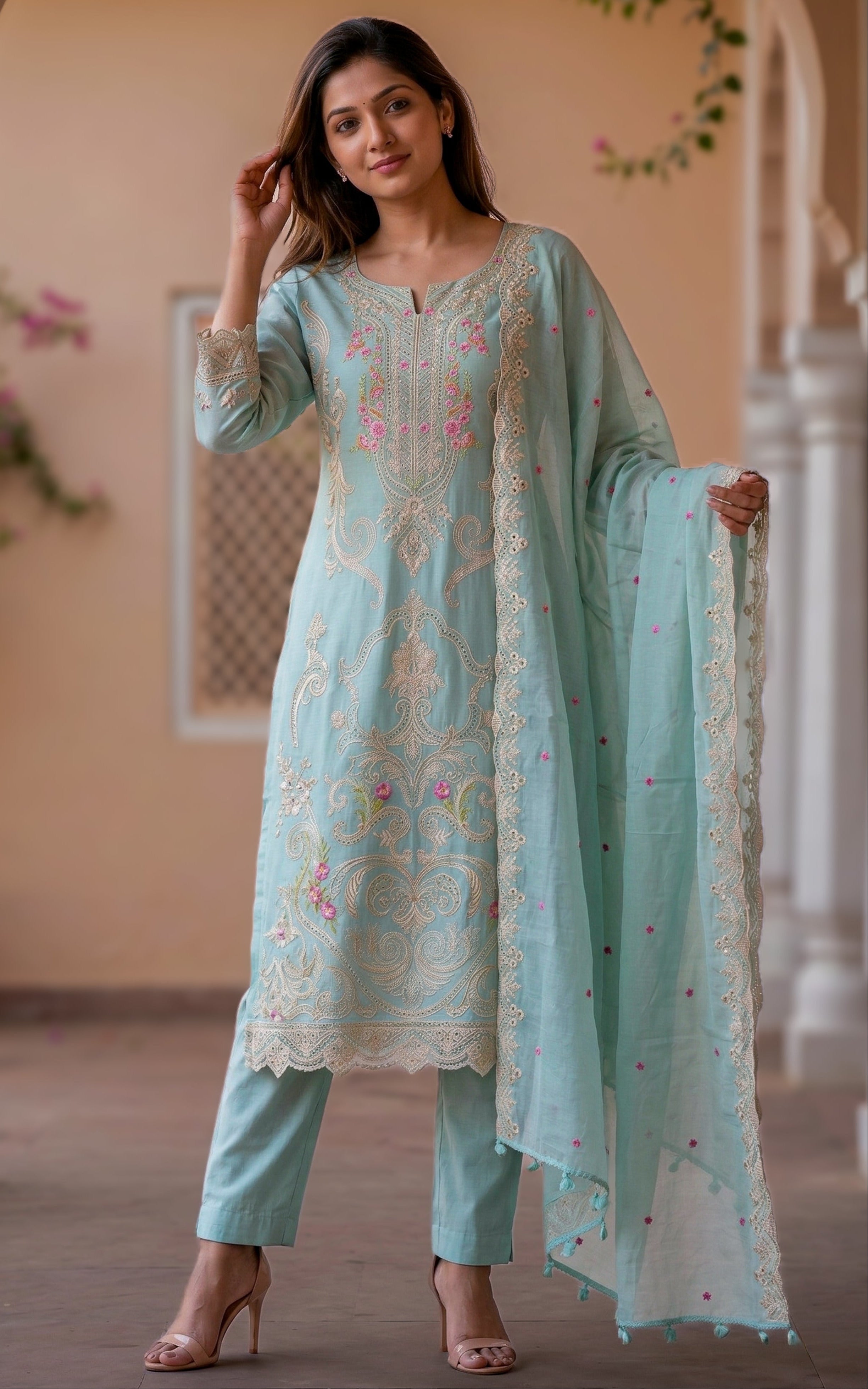 Kavisha (Kurti+Pant+Dupatta)