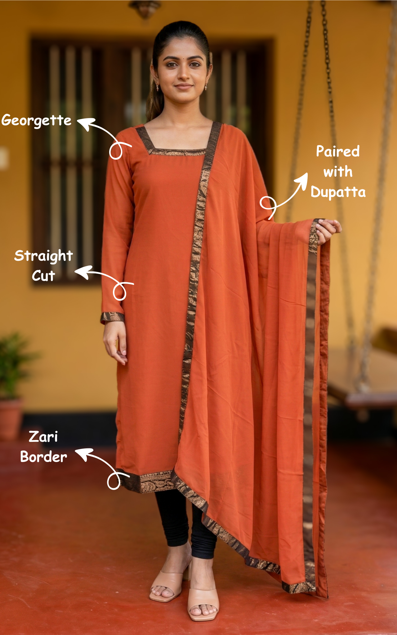 Parthen Rasithen Laila 2 (Kurti+Dupatta)