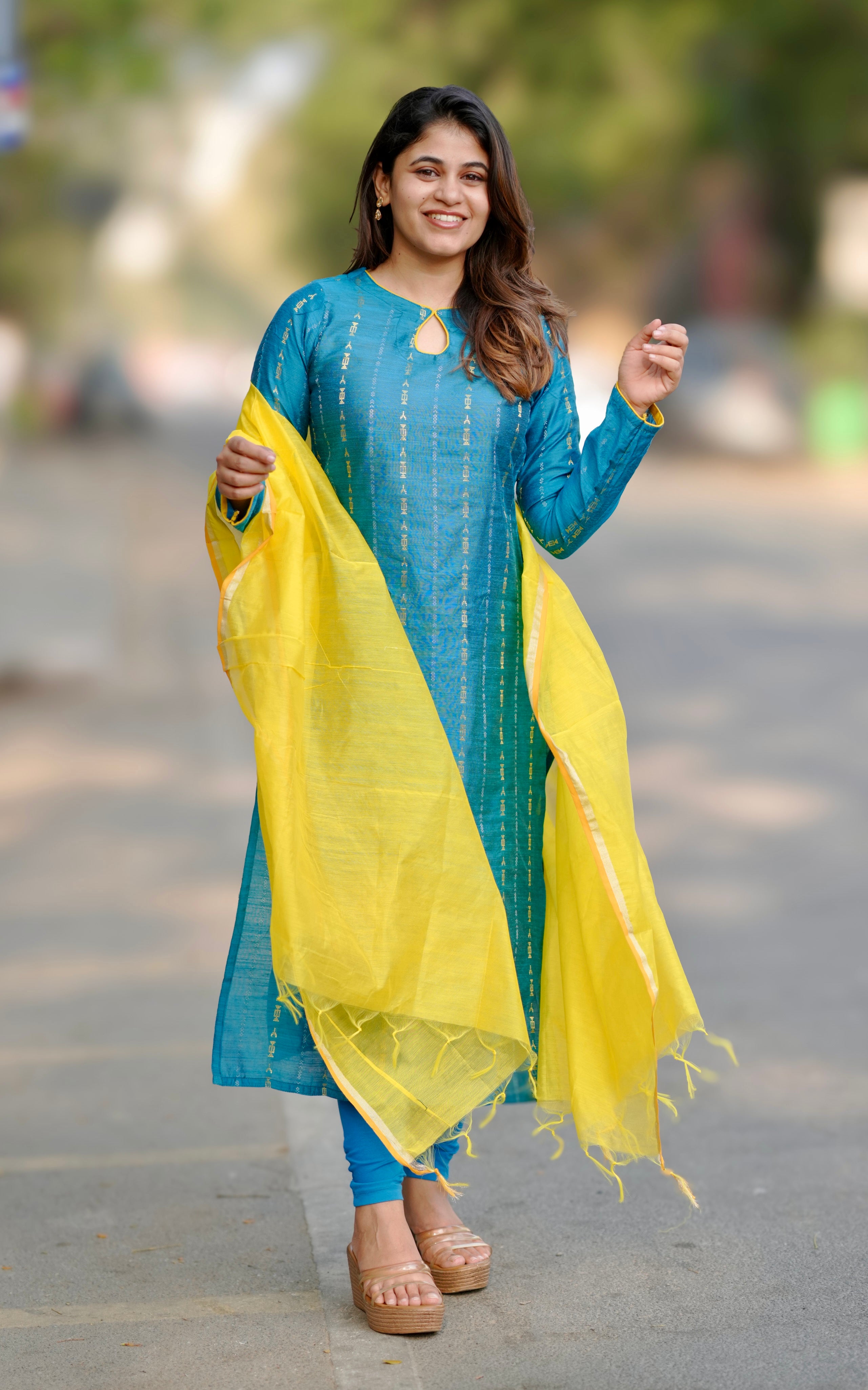 Nakshathra E (Kurti+Dupatta)