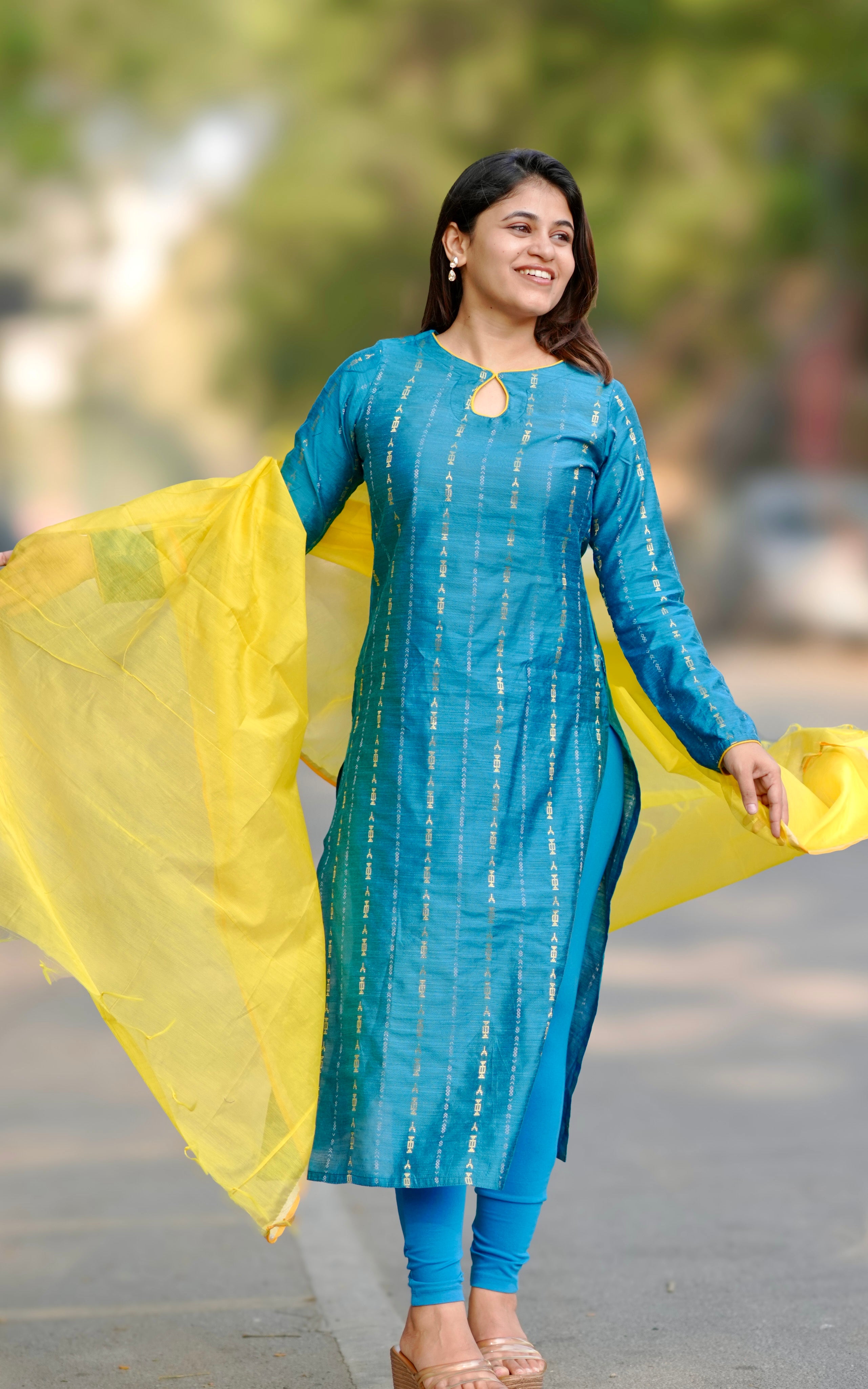 Nakshathra E (Kurti+Dupatta)