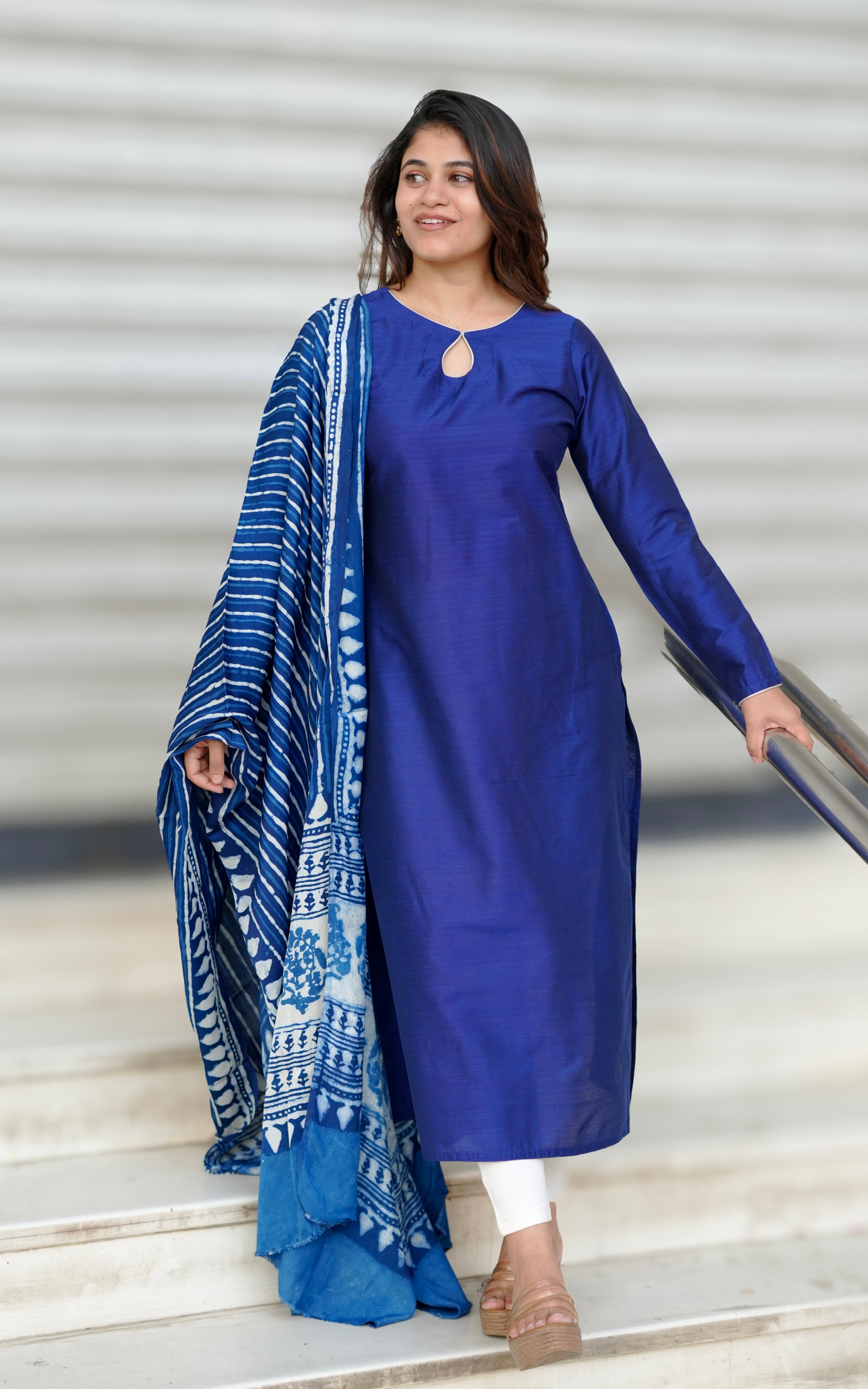 Nakshathra F (Kurti+Dupatta)