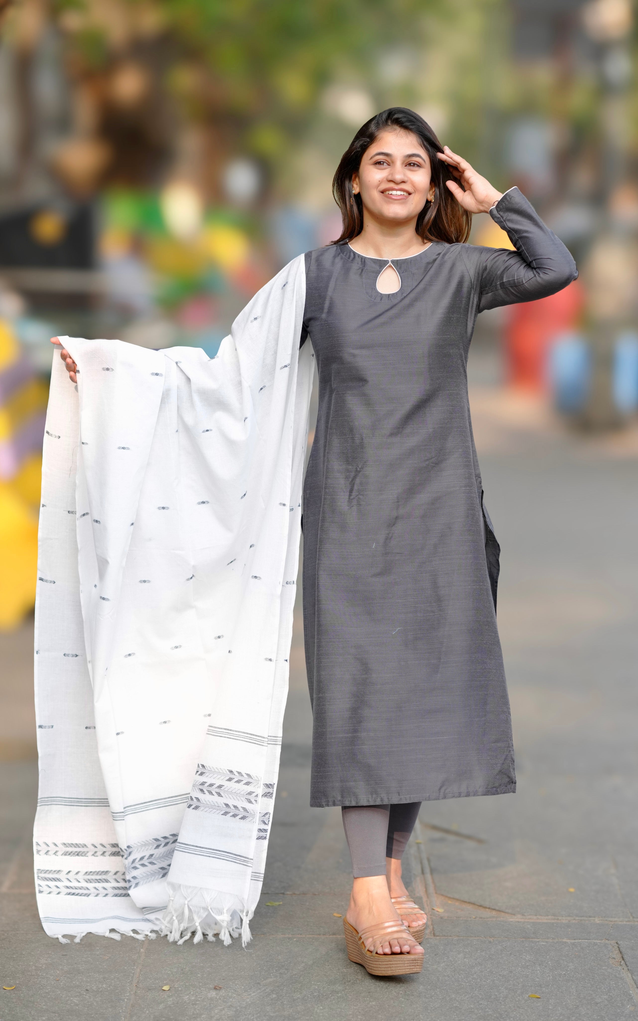 Nakshathra G (Kurti+Dupatta)