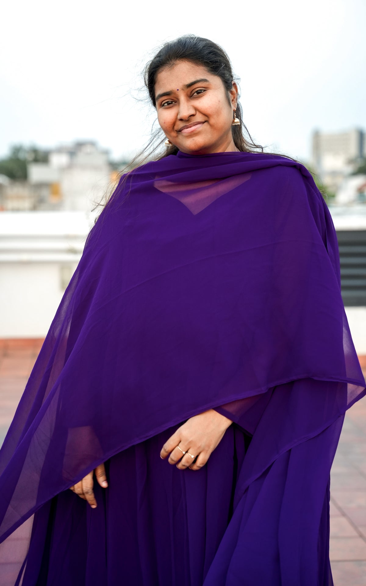 Kadhalar Dhinam Inspired A (Kurti+Pant+Dupatta)