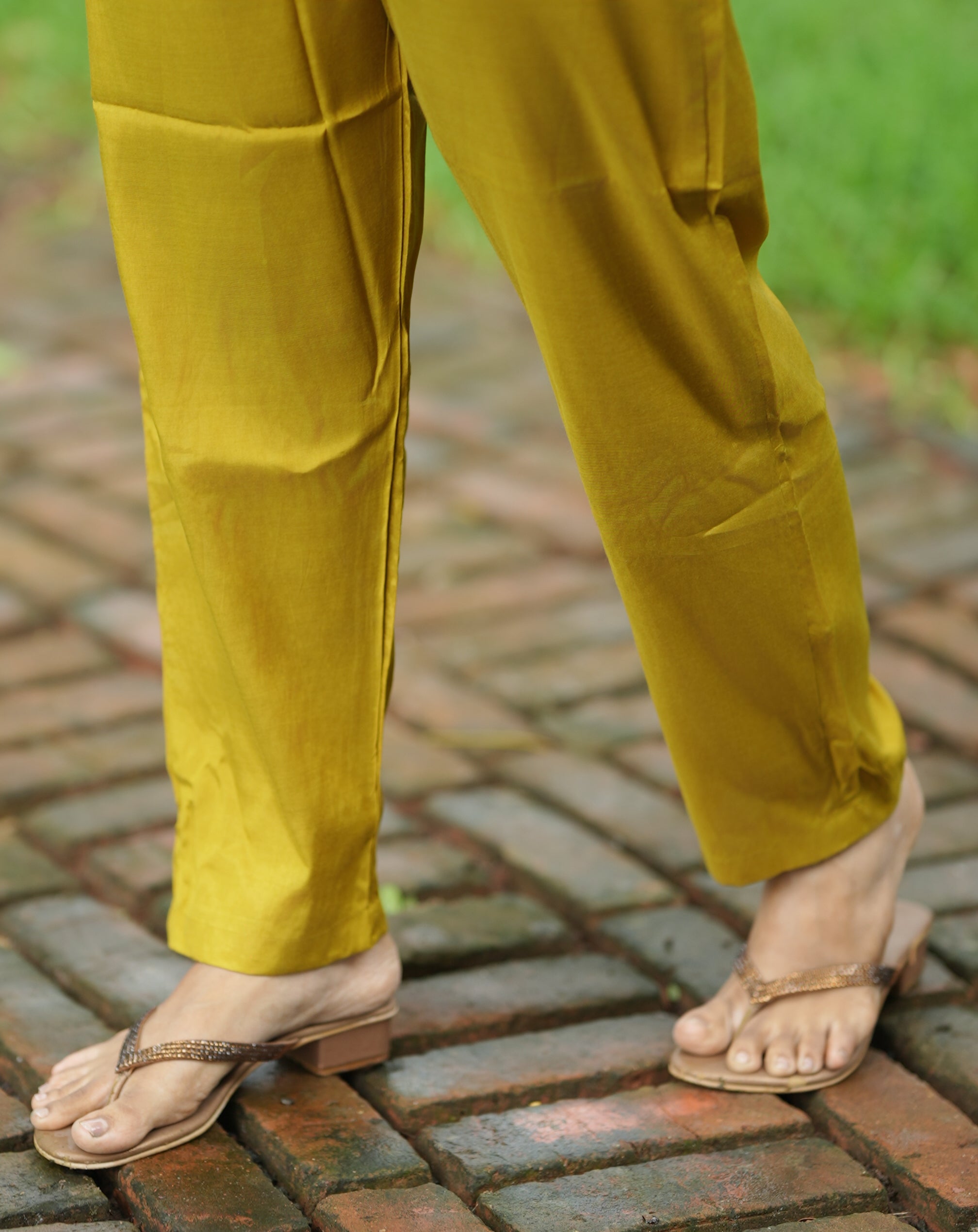 Sharika Mehandi Green (Kurti+Pant+Dupatta) KURTIS instore