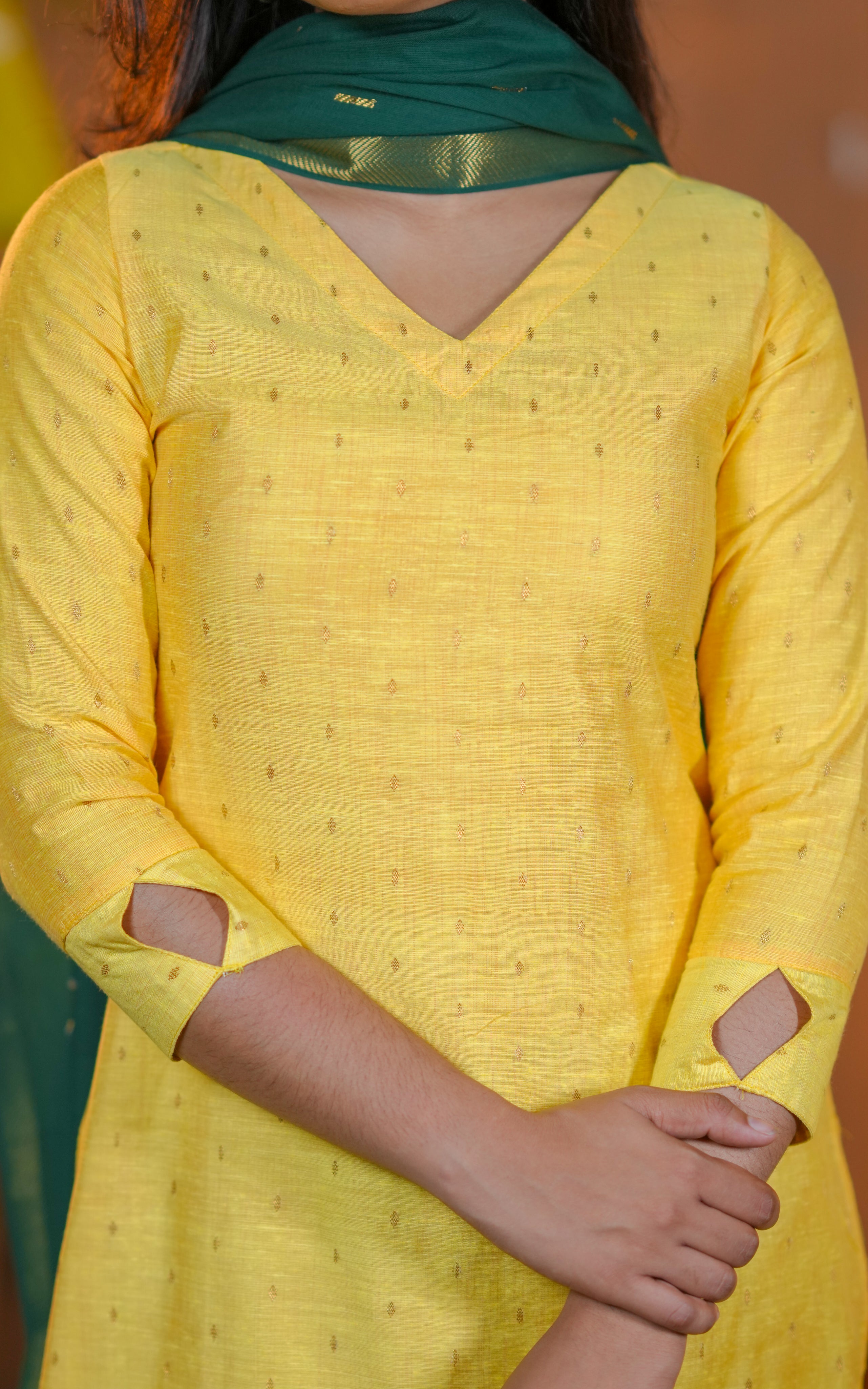 Ethnic kurti with duppata for women