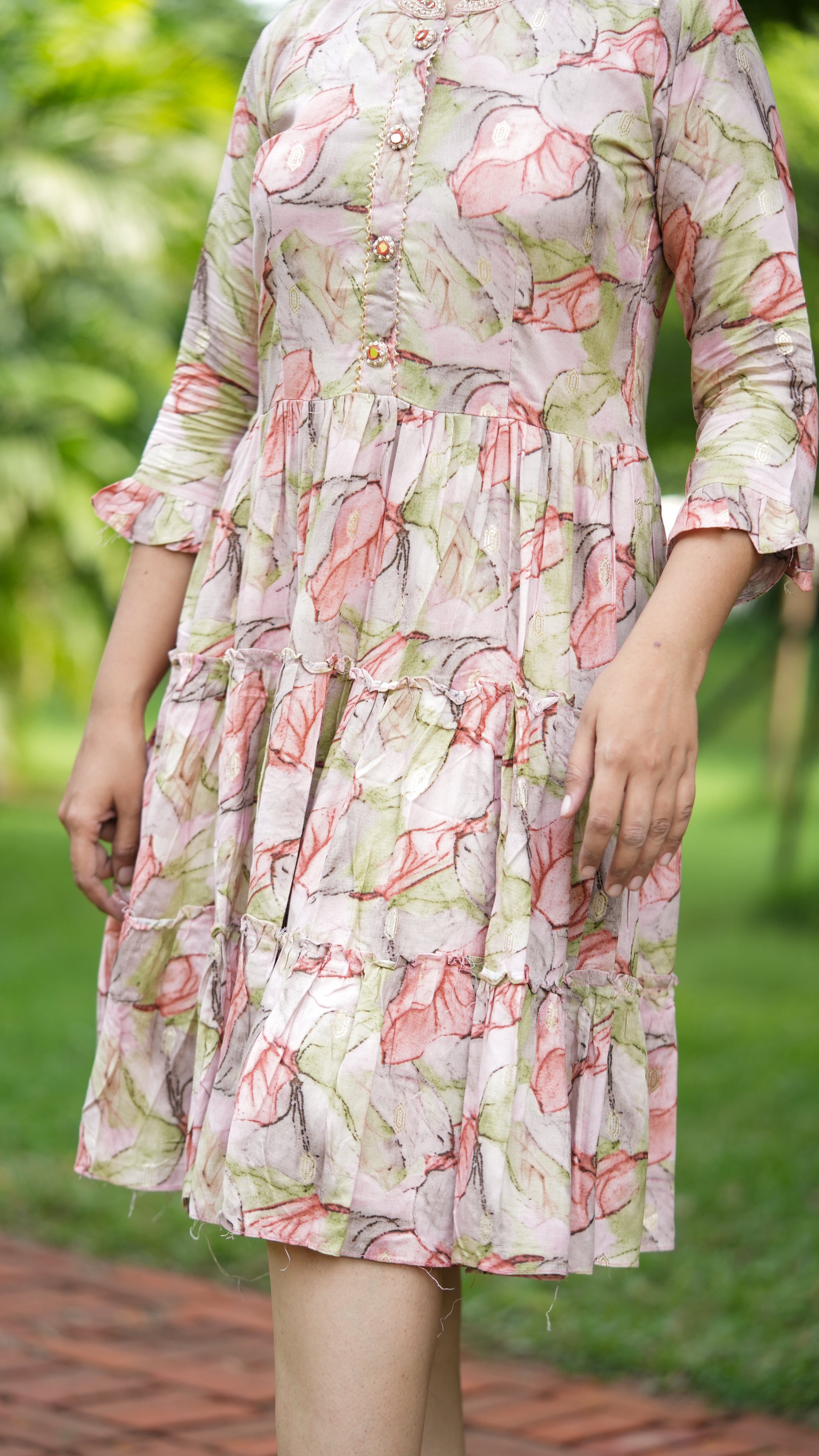 Greeshma Rust KURTIS instore
