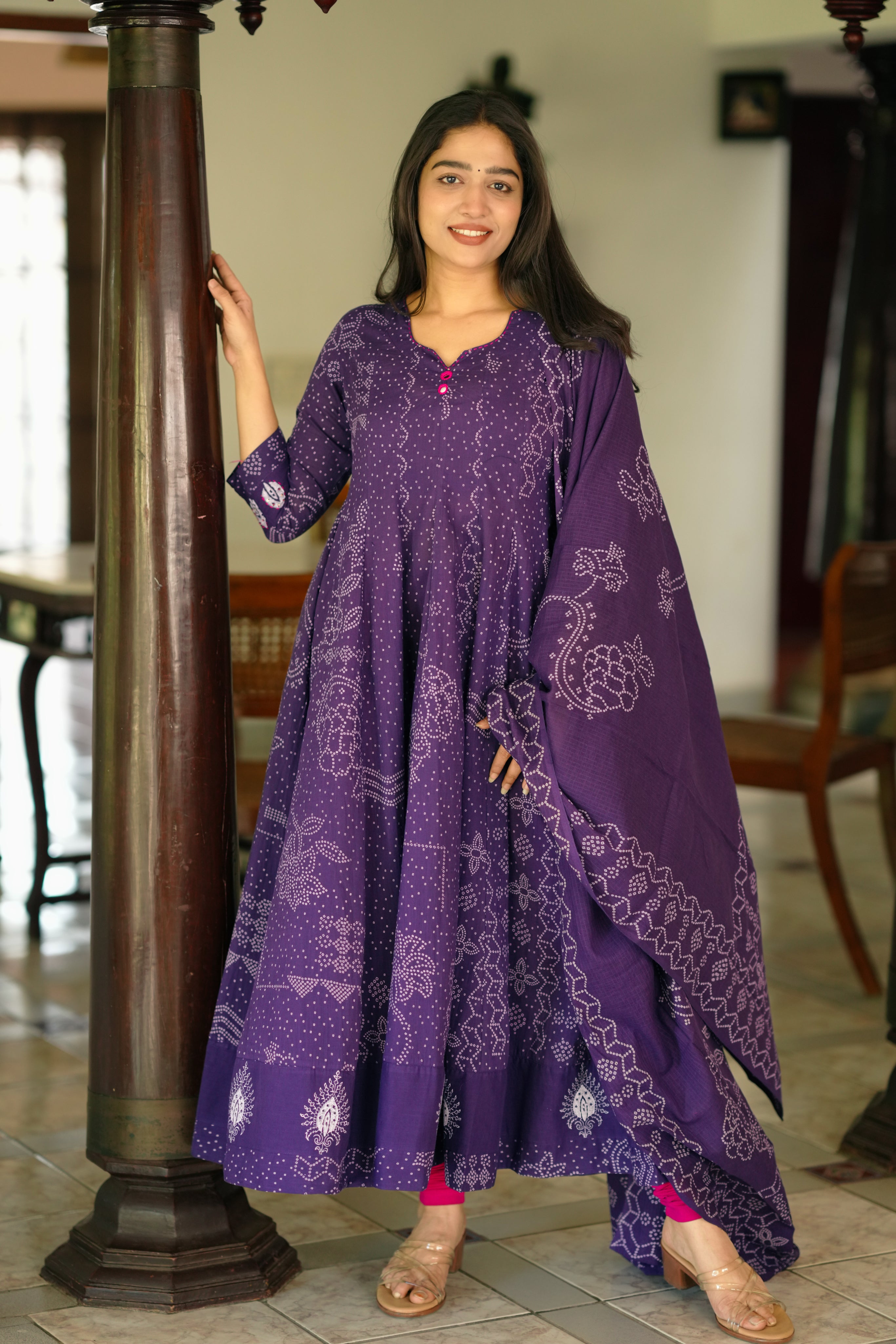 Cotton anarkali for women