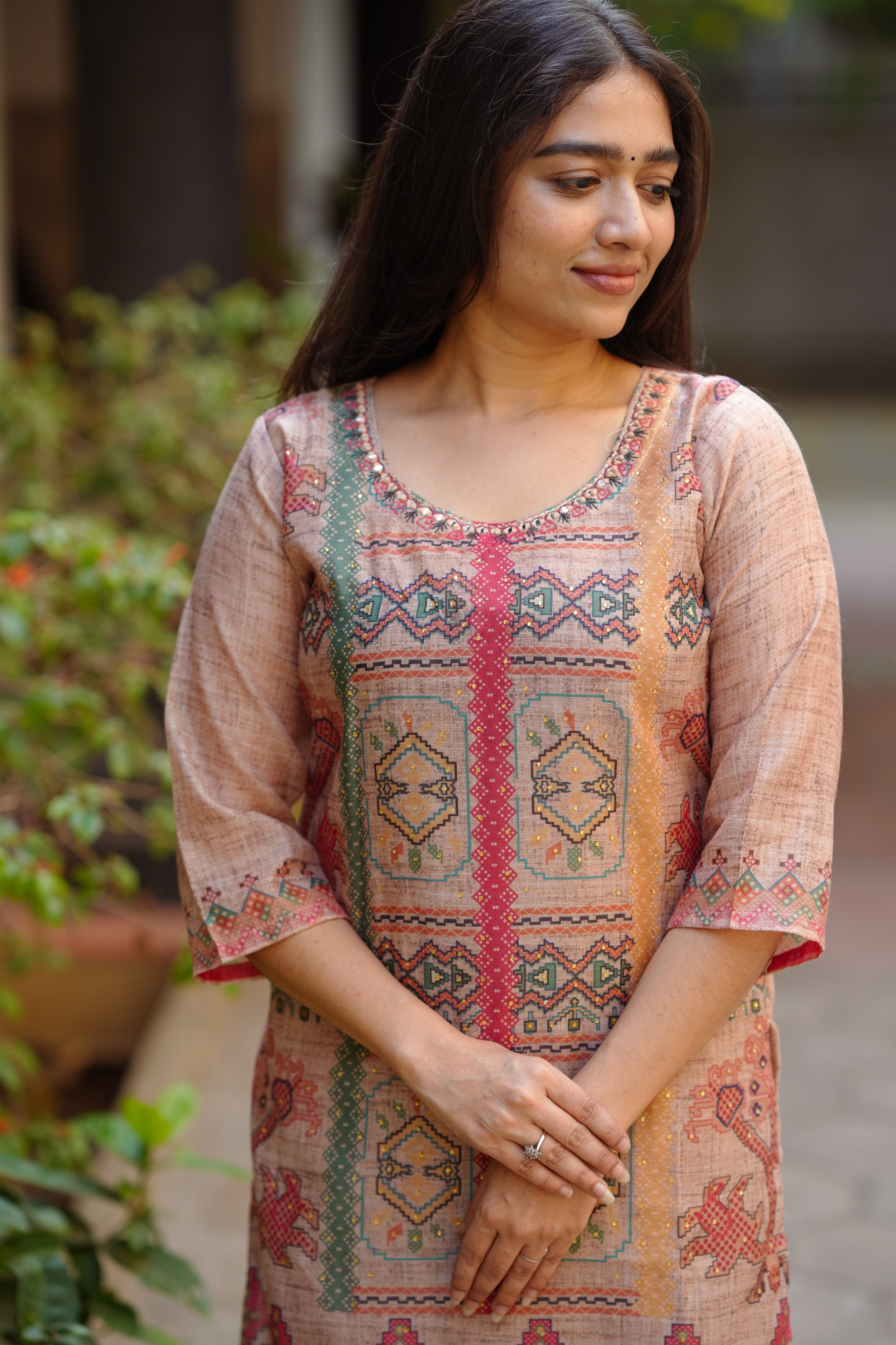 Stylish mirror embroidered art silk kurti for women
Party wear art silk kurti set for women
Comfortable and trendy art silk kurti set for women