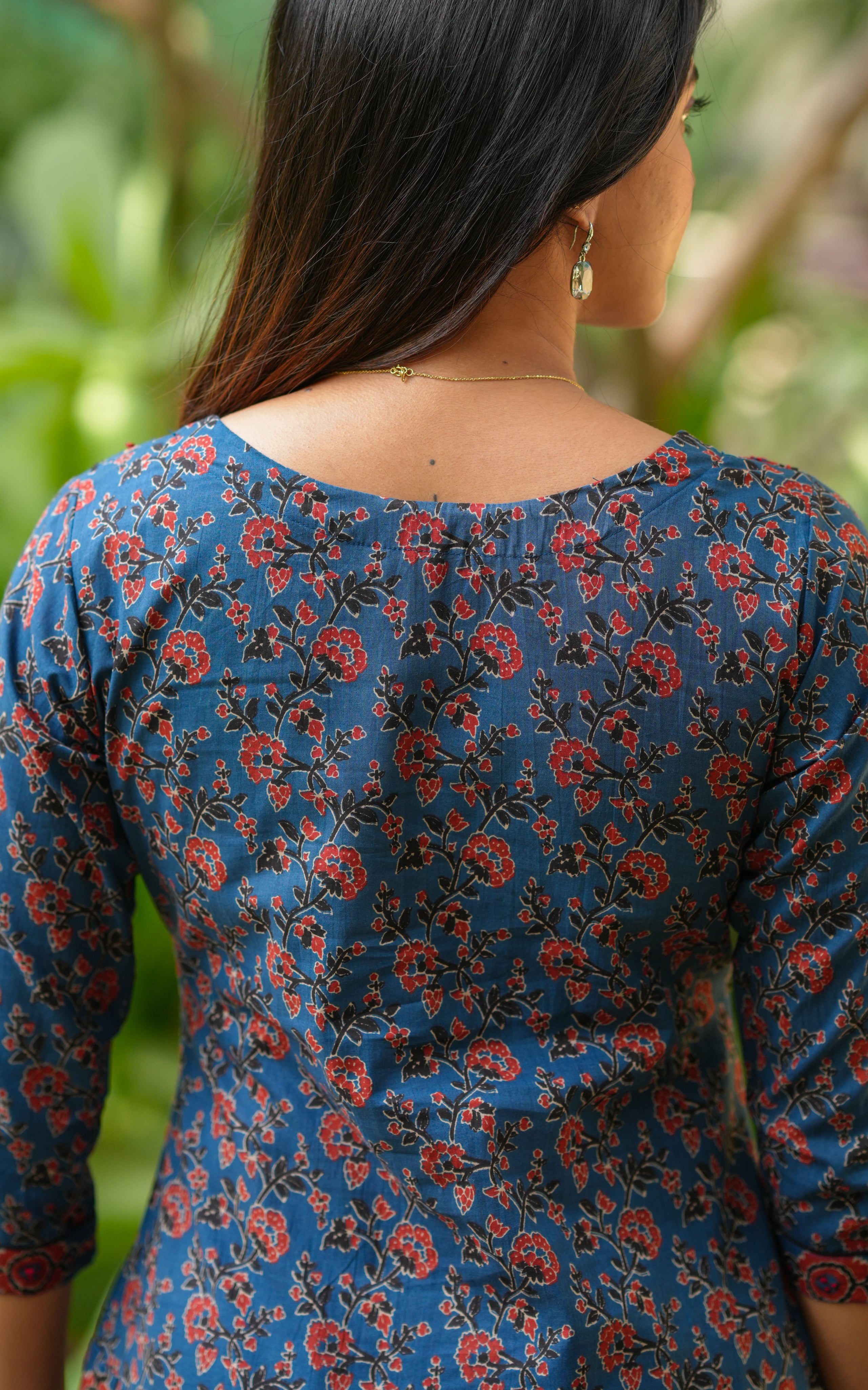 Charvika Blue (Kurti+Pant)