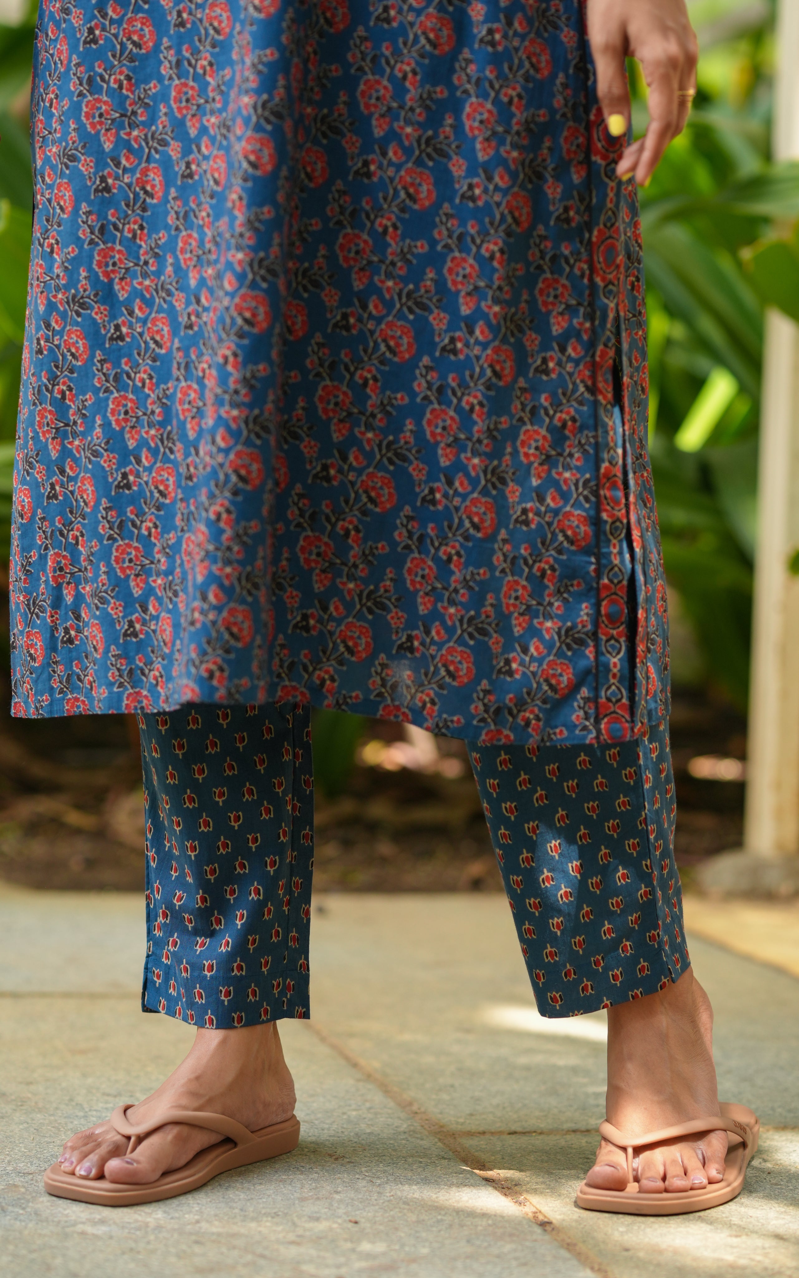 Charvika Blue (Kurti+Pant)